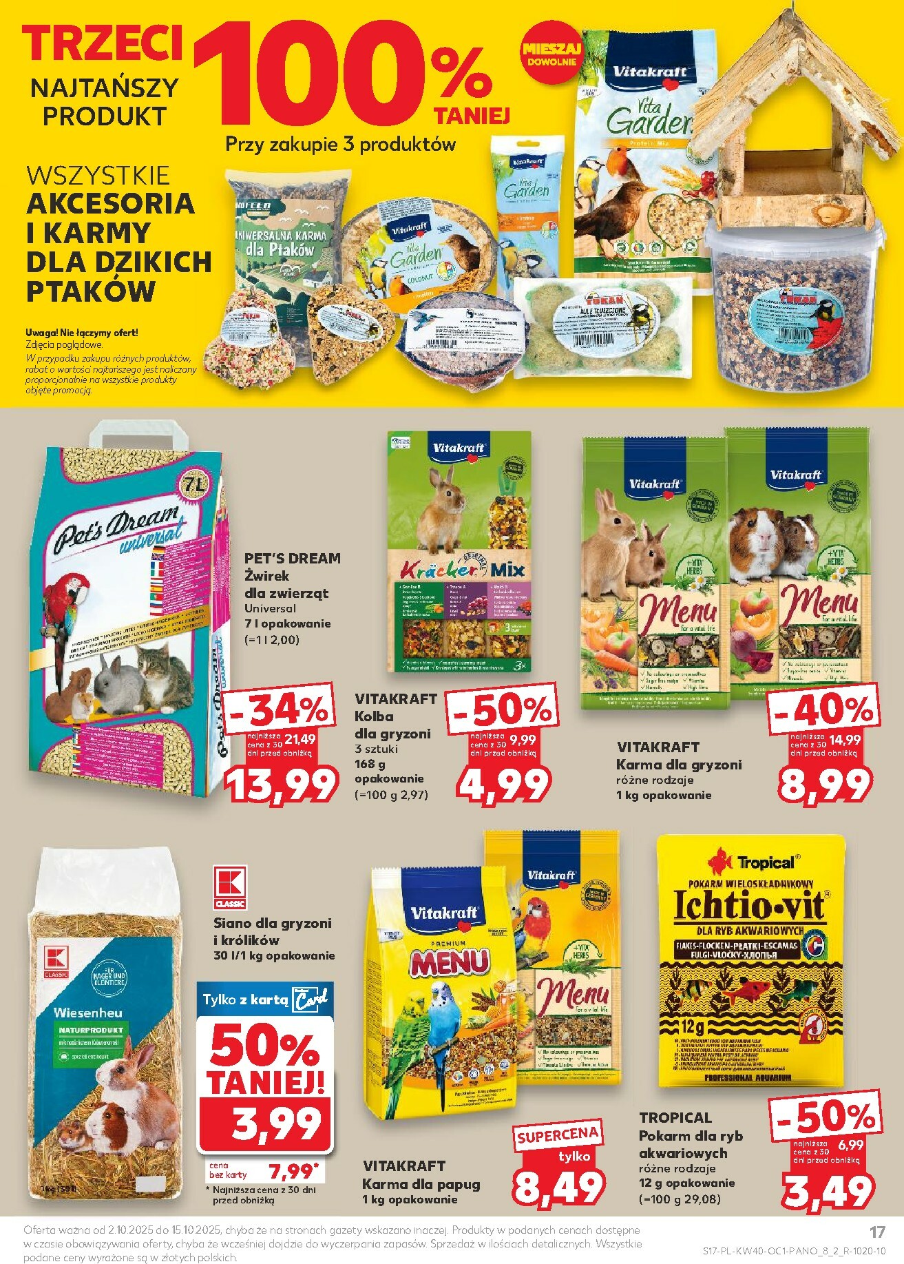 kaufland - Gazetka Kaufland - Zwierzaki - ważna od 02.10. do 15.10. - page: 17