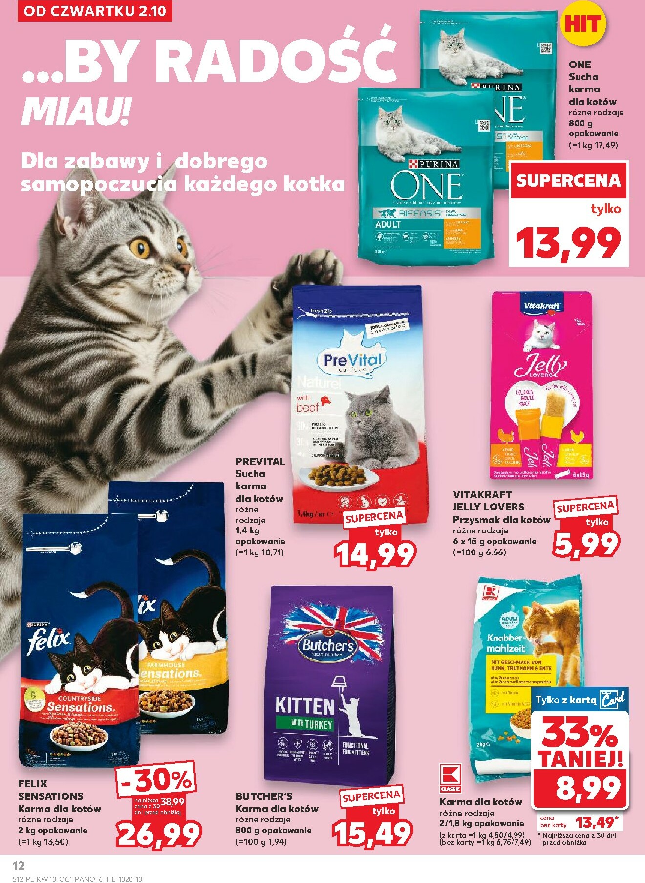 kaufland - Gazetka Kaufland - Zwierzaki - ważna od 02.10. do 15.10. - page: 12
