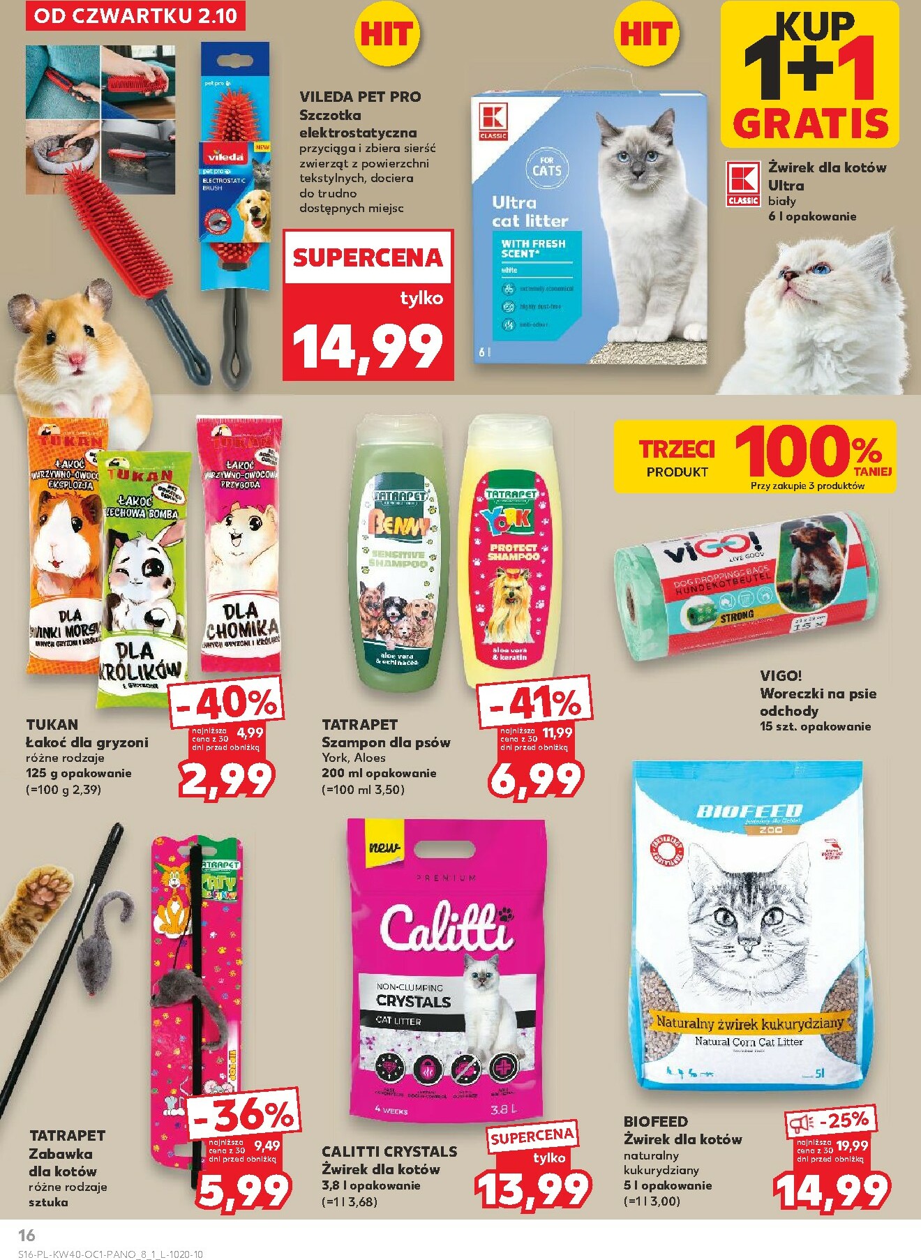 kaufland - Gazetka Kaufland - Zwierzaki - ważna od 02.10. do 15.10. - page: 16