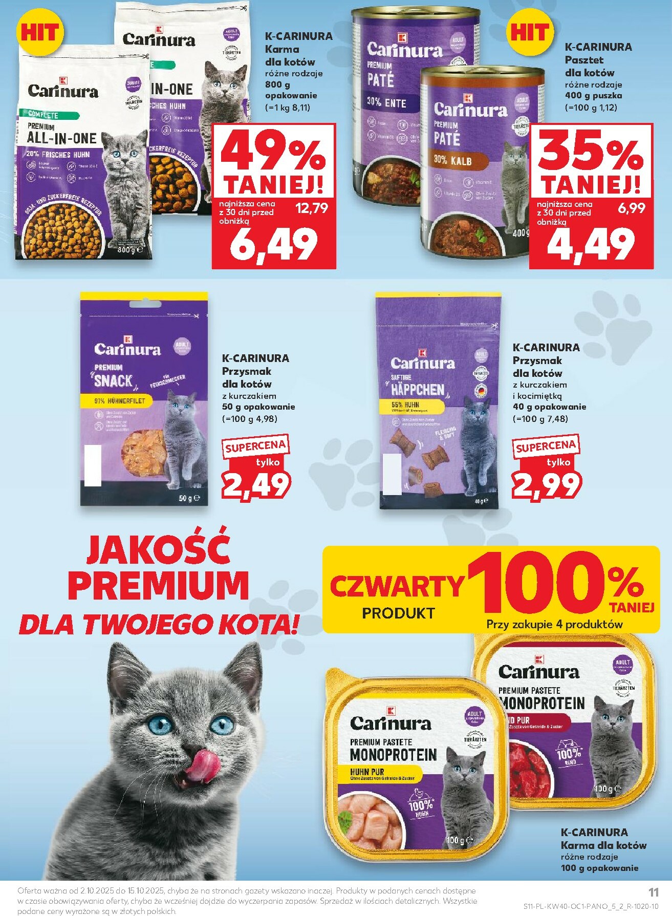 kaufland - Gazetka Kaufland - Zwierzaki - ważna od 02.10. do 15.10. - page: 11