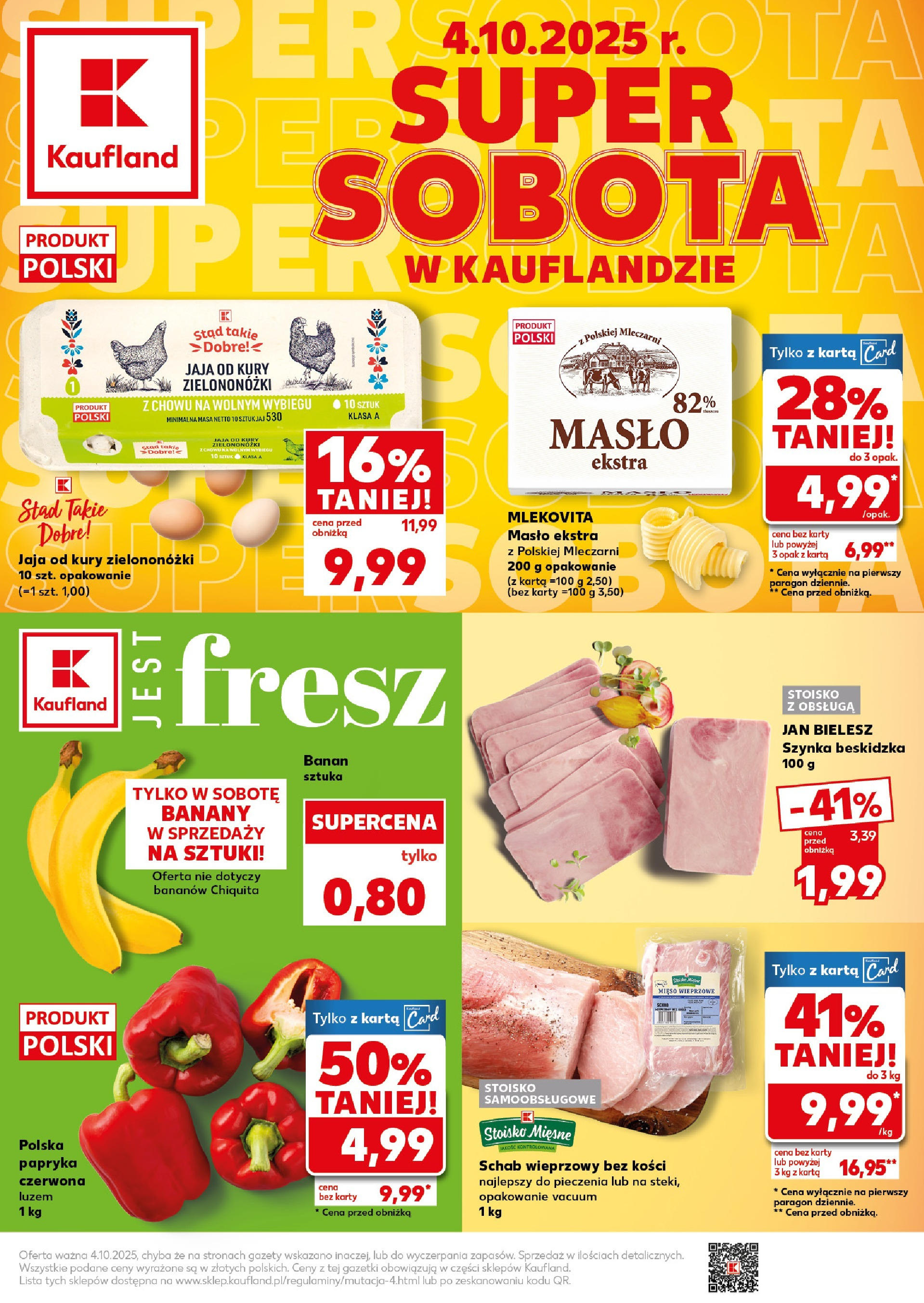 kaufland - Gazetka Kaufland - Super Sobota - ważna od 04.10. do 04.10.
