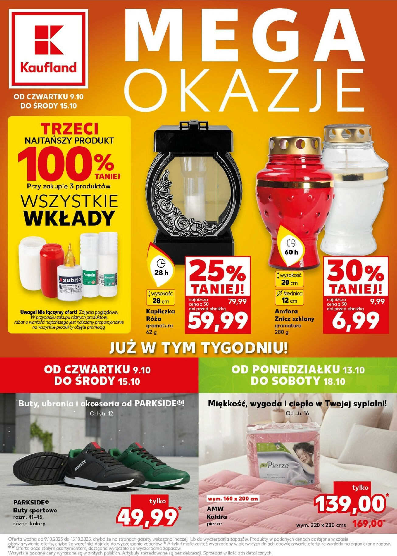 kaufland - Gazetka Kaufland - Mega Okazje - ważna od 09.10. do 15.10.