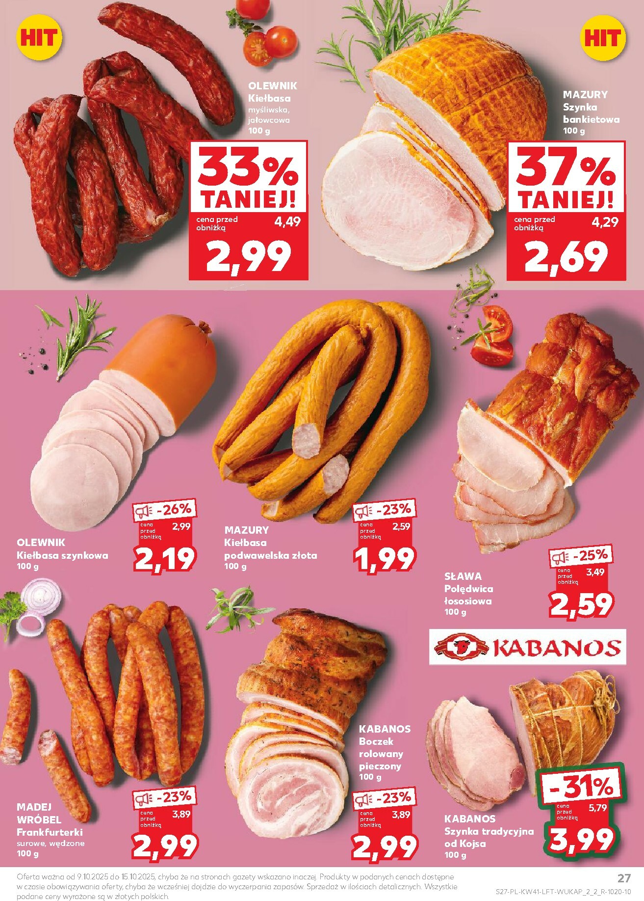 kaufland - Gazetka Kaufland - ważna od 09.10. do 15.10. - page: 27