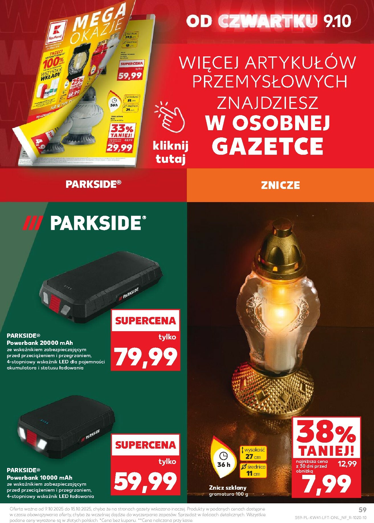 kaufland - Gazetka Kaufland - ważna od 09.10. do 15.10. - page: 59