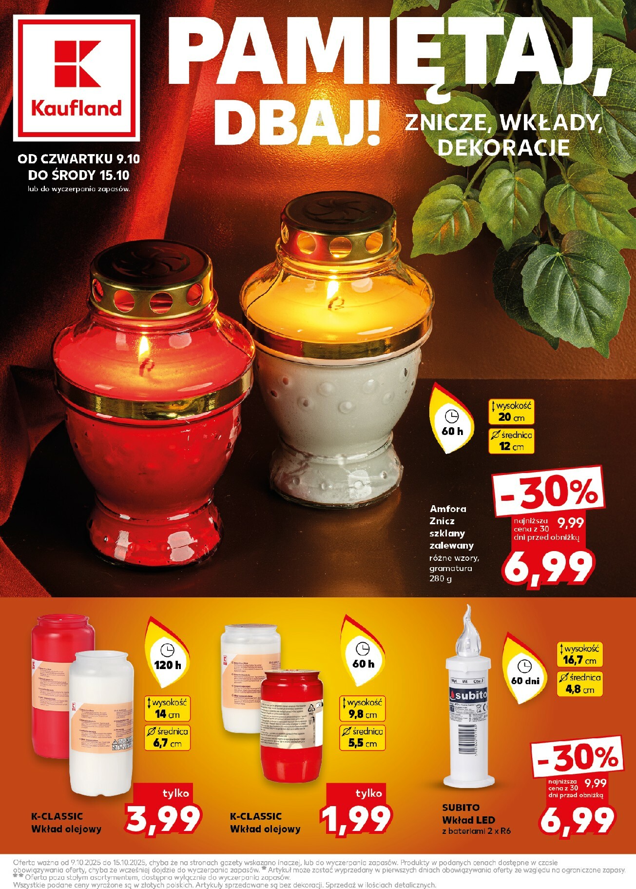 kaufland - Gazetka Kaufland - Pamietaj, dbaj - ważna od 09.10. do 15.10. - page: 1