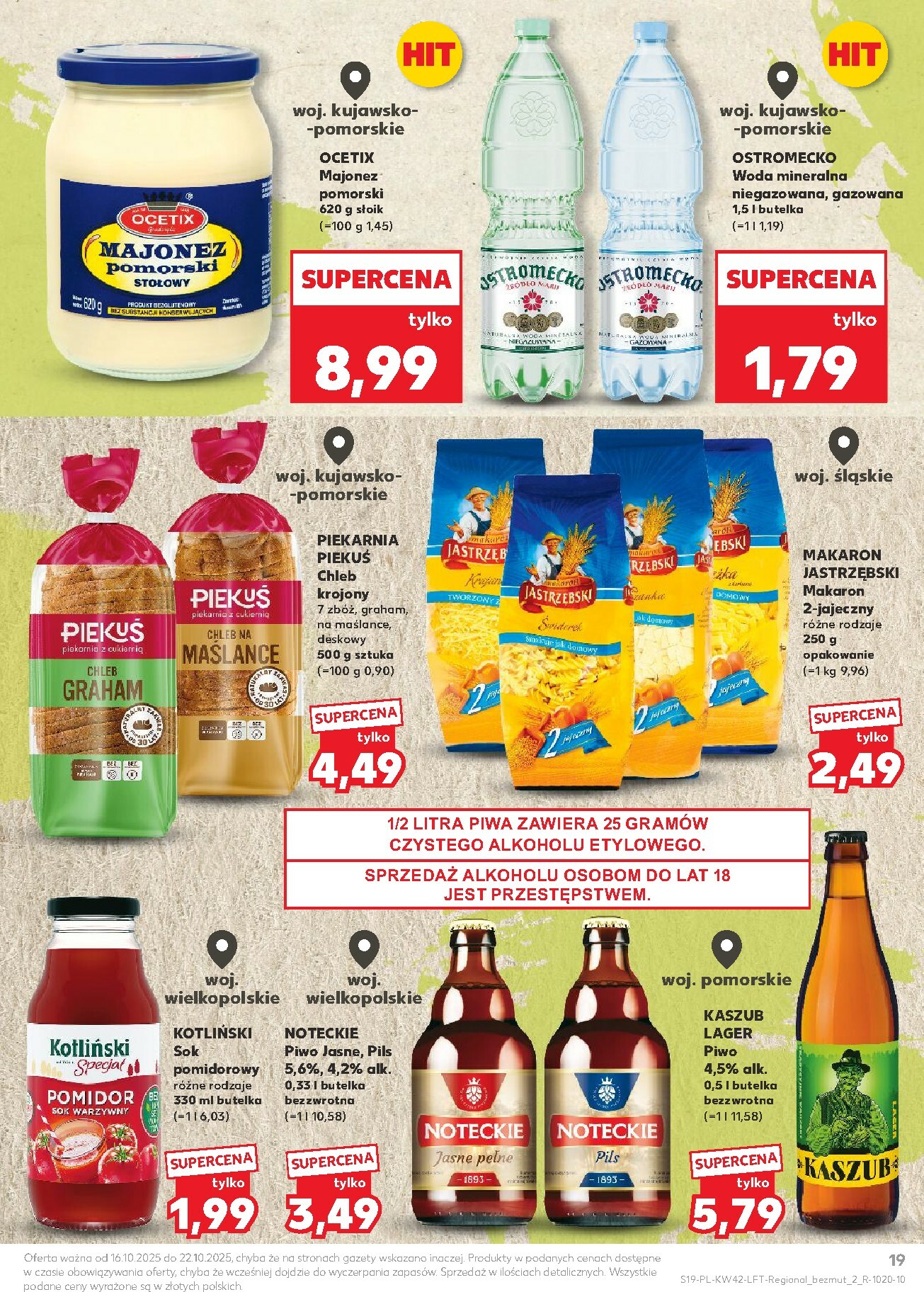 kaufland - Gazetka Kaufland - ważna od 16.10. do 22.10. - page: 19 kaufland - Gazetka Kaufland - ważna od 16.10. do 22.10. - page: 19