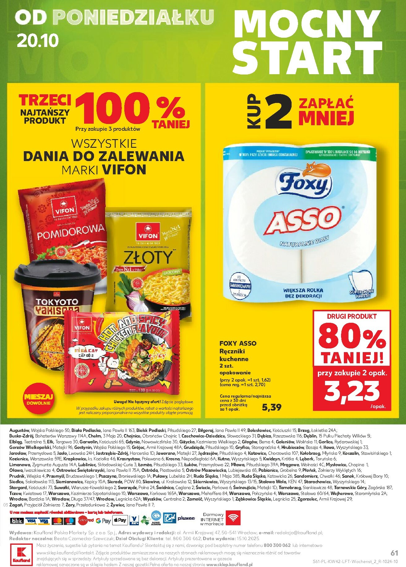 kaufland - Gazetka Kaufland - ważna od 16.10. do 22.10. - page: 61 kaufland - Gazetka Kaufland - ważna od 16.10. do 22.10. - page: 61