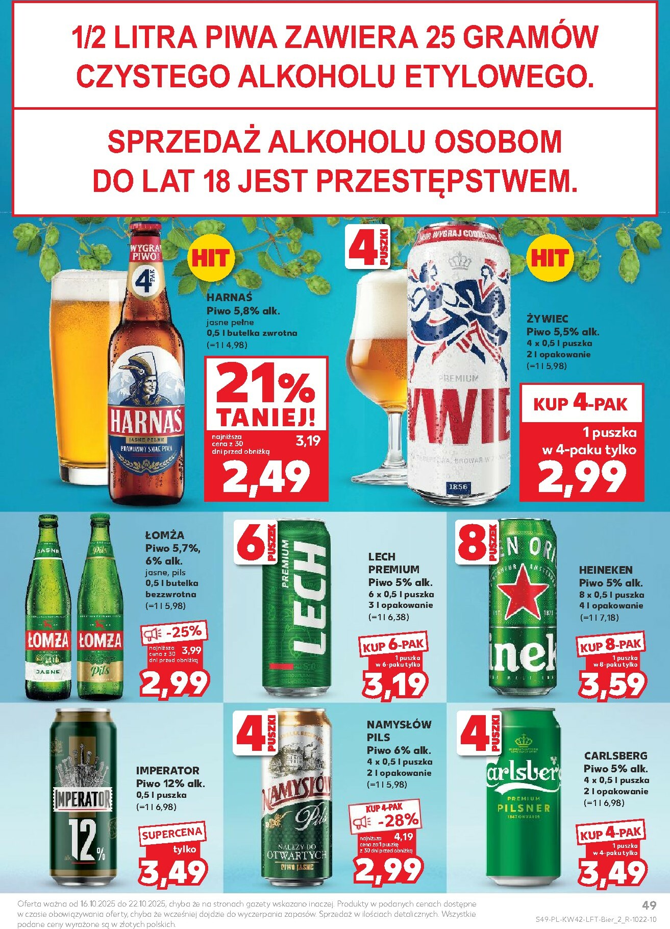 kaufland - Gazetka Kaufland - ważna od 16.10. do 22.10. - page: 49 kaufland - Gazetka Kaufland - ważna od 16.10. do 22.10. - page: 49