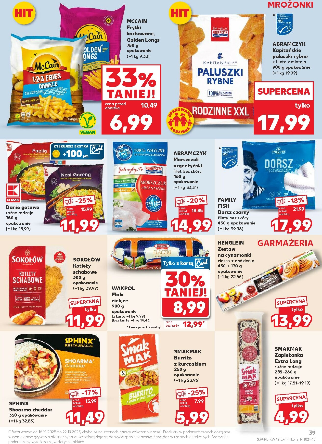 kaufland - Gazetka Kaufland - ważna od 16.10. do 22.10. - page: 39 kaufland - Gazetka Kaufland - ważna od 16.10. do 22.10. - page: 39