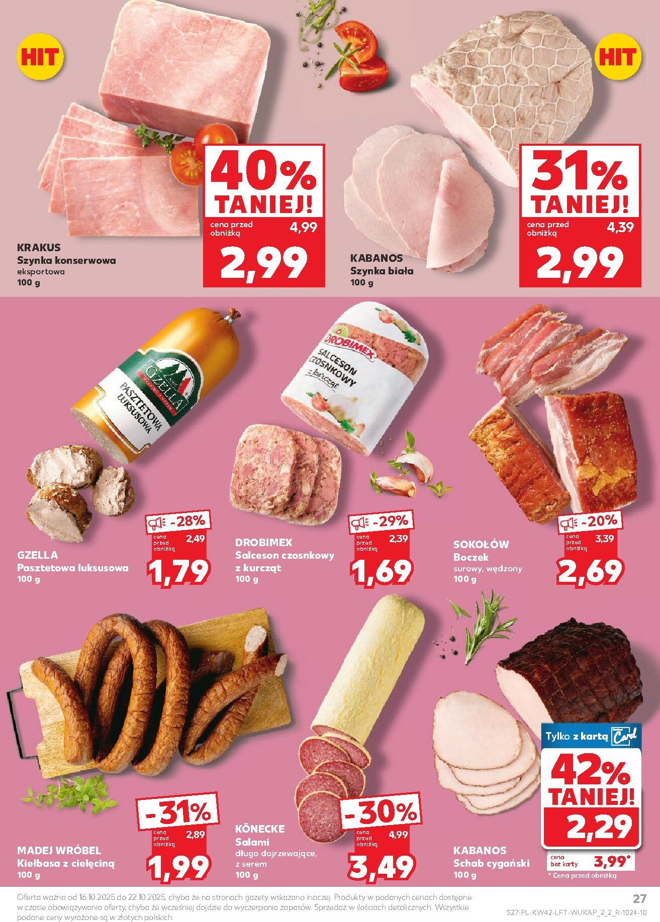 kaufland - Gazetka Kaufland - ważna od 16.10. do 22.10. - page: 27 kaufland - Gazetka Kaufland - ważna od 16.10. do 22.10. - page: 27