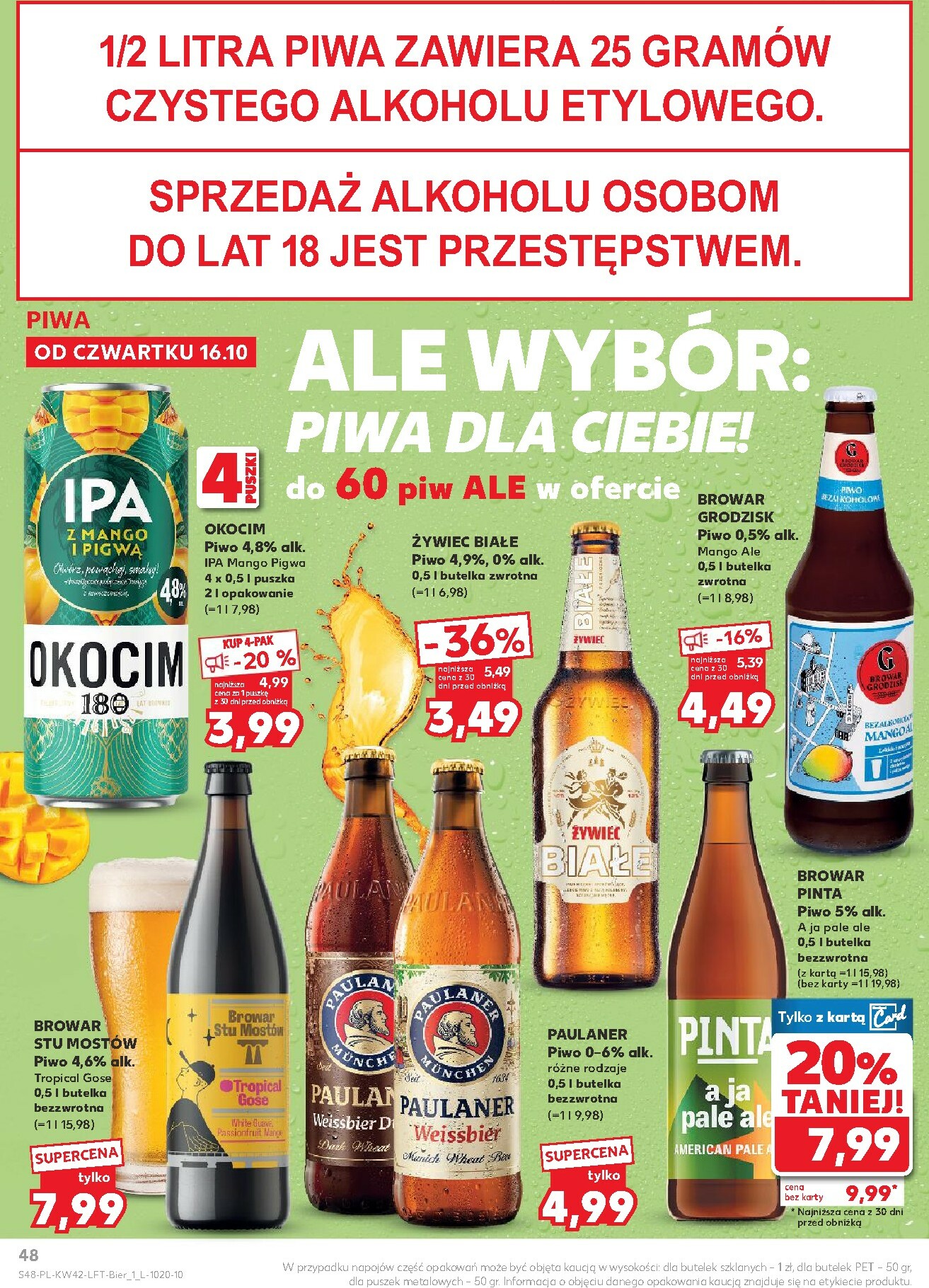 kaufland - Gazetka Kaufland - ważna od 16.10. do 22.10. - page: 48 kaufland - Gazetka Kaufland - ważna od 16.10. do 22.10. - page: 48