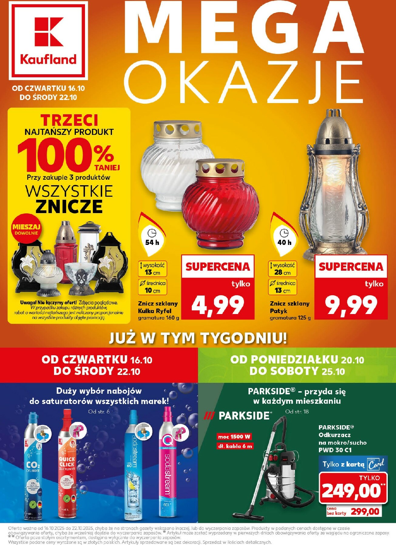 kaufland - Gazetka Kaufland - Mega okazje - ważna od 16.10. do 22.10.