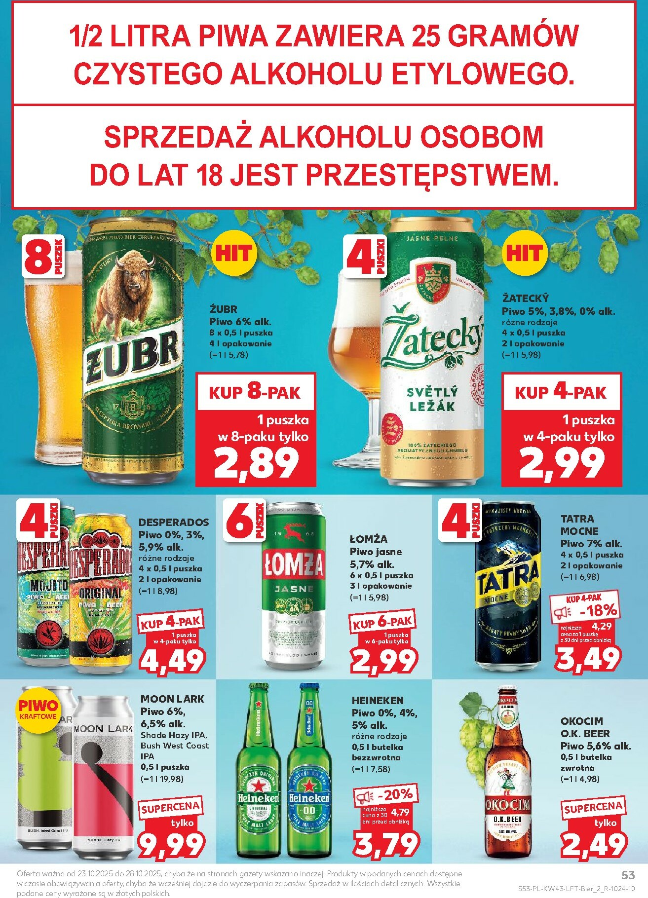 kaufland - Gazetka Kaufland - ważna od 23.10. do 28.10. - page: 53 kaufland - Gazetka Kaufland - ważna od 23.10. do 28.10. - page: 53