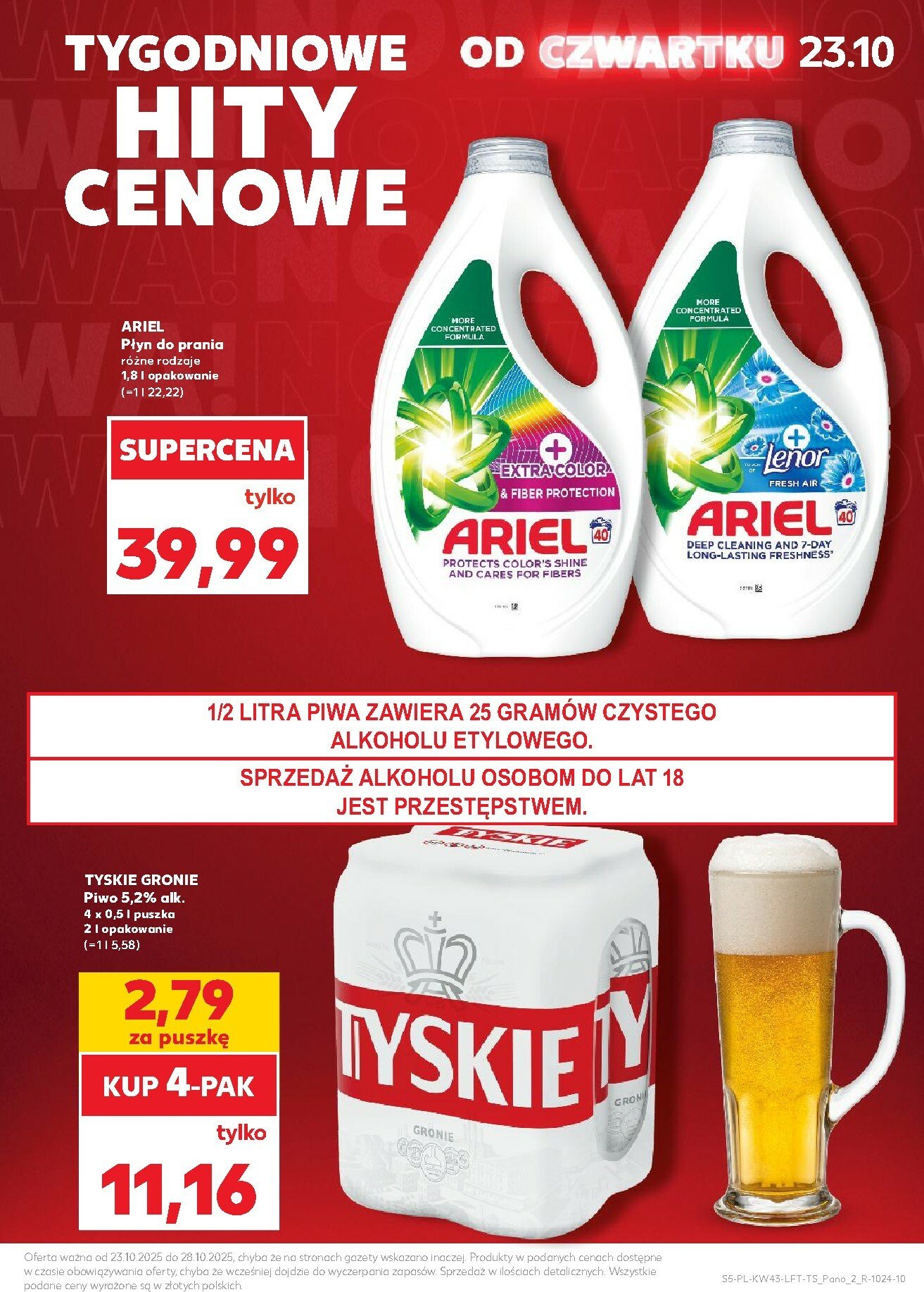 kaufland - Gazetka Kaufland - ważna od 23.10. do 28.10. - page: 5 kaufland - Gazetka Kaufland - ważna od 23.10. do 28.10. - page: 5