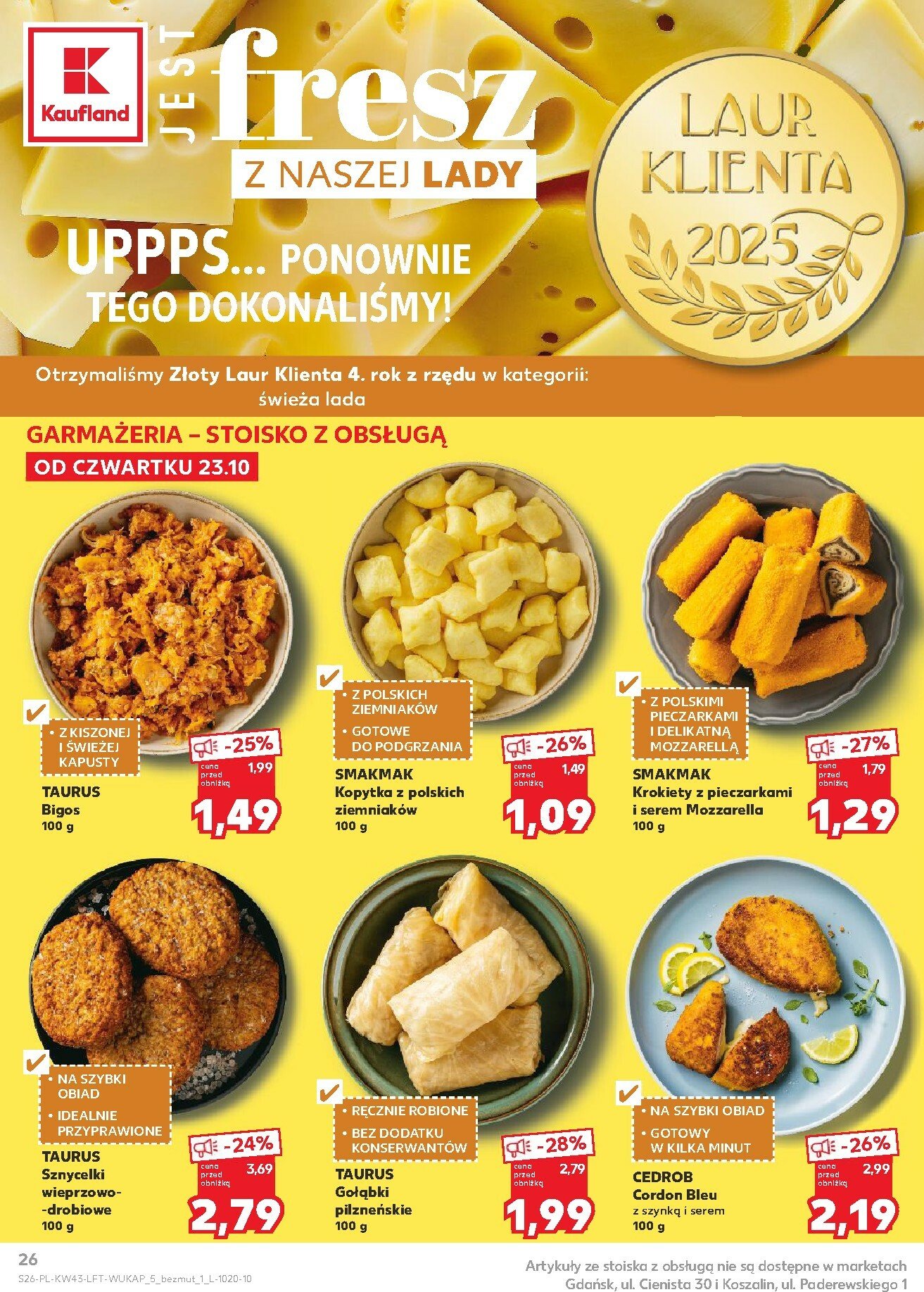kaufland - Gazetka Kaufland - ważna od 23.10. do 28.10. - page: 26 kaufland - Gazetka Kaufland - ważna od 23.10. do 28.10. - page: 26