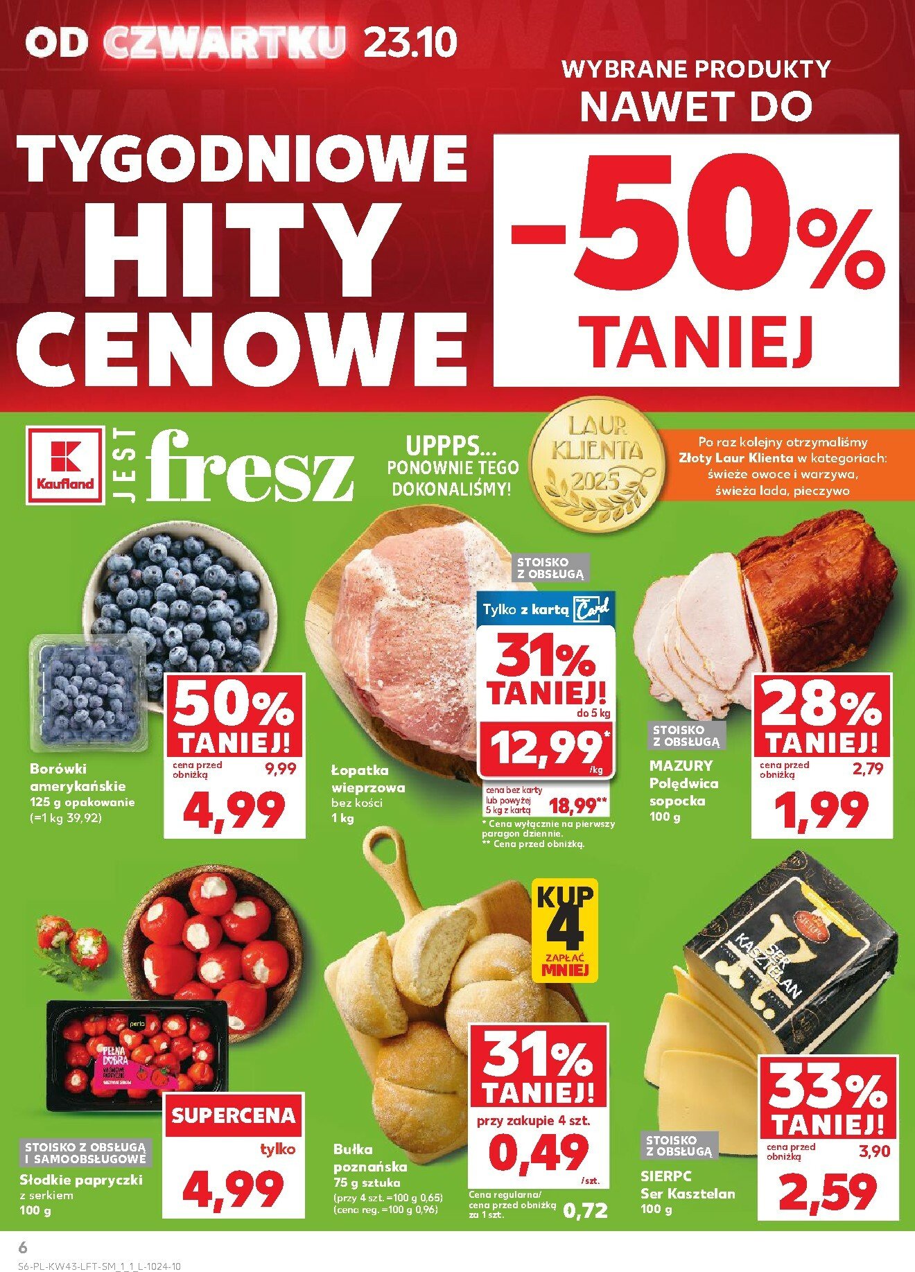 kaufland - Gazetka Kaufland - ważna od 23.10. do 28.10. - page: 6 kaufland - Gazetka Kaufland - ważna od 23.10. do 28.10. - page: 6