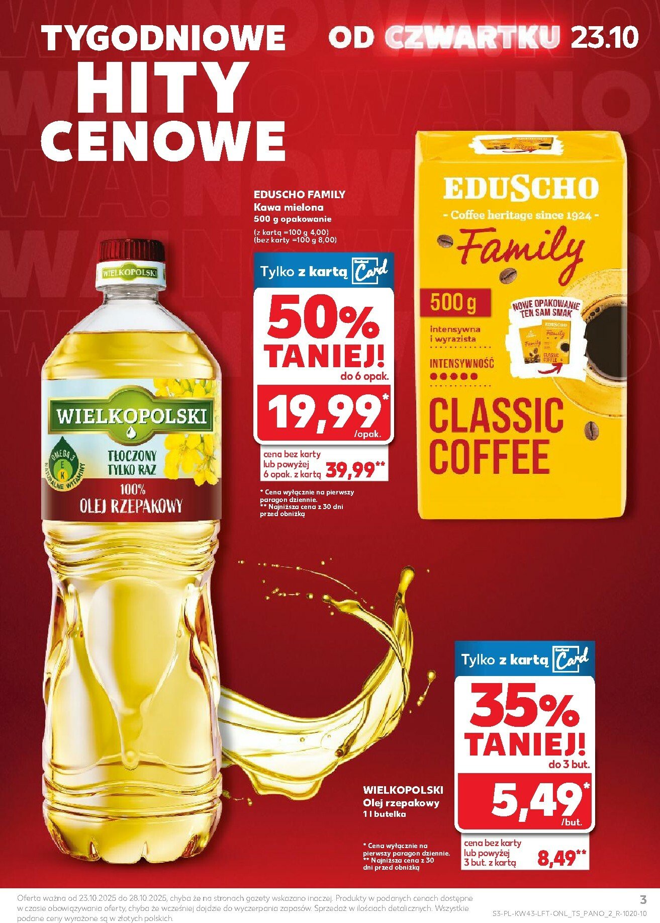 kaufland - Gazetka Kaufland - ważna od 23.10. do 28.10. - page: 3 kaufland - Gazetka Kaufland - ważna od 23.10. do 28.10. - page: 3