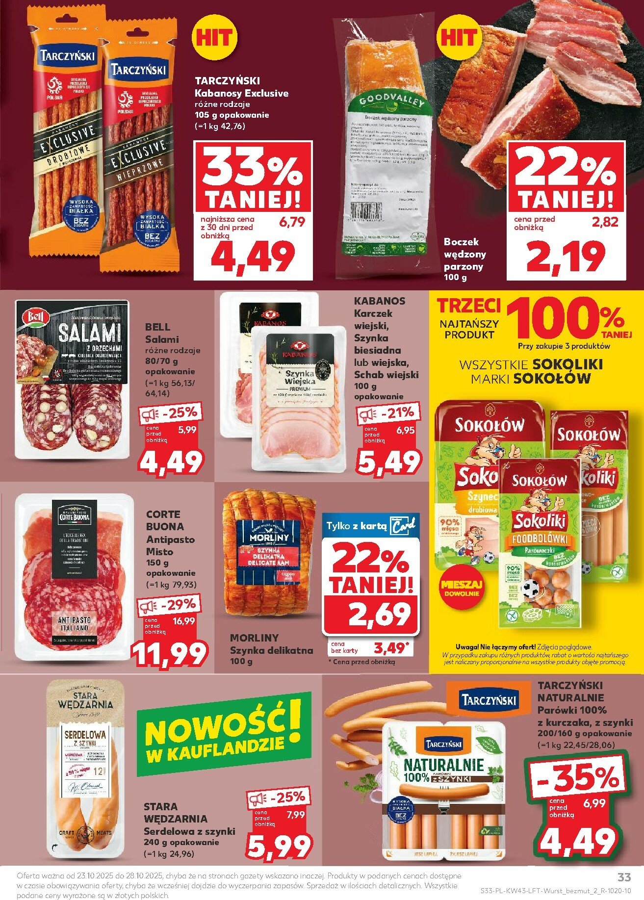 kaufland - Gazetka Kaufland - ważna od 23.10. do 28.10. - page: 33 kaufland - Gazetka Kaufland - ważna od 23.10. do 28.10. - page: 33