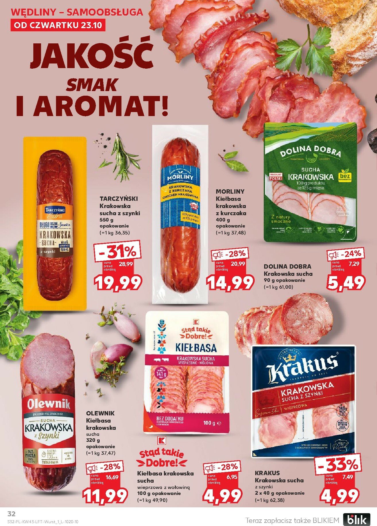 kaufland - Gazetka Kaufland - ważna od 23.10. do 28.10. - page: 32 kaufland - Gazetka Kaufland - ważna od 23.10. do 28.10. - page: 32