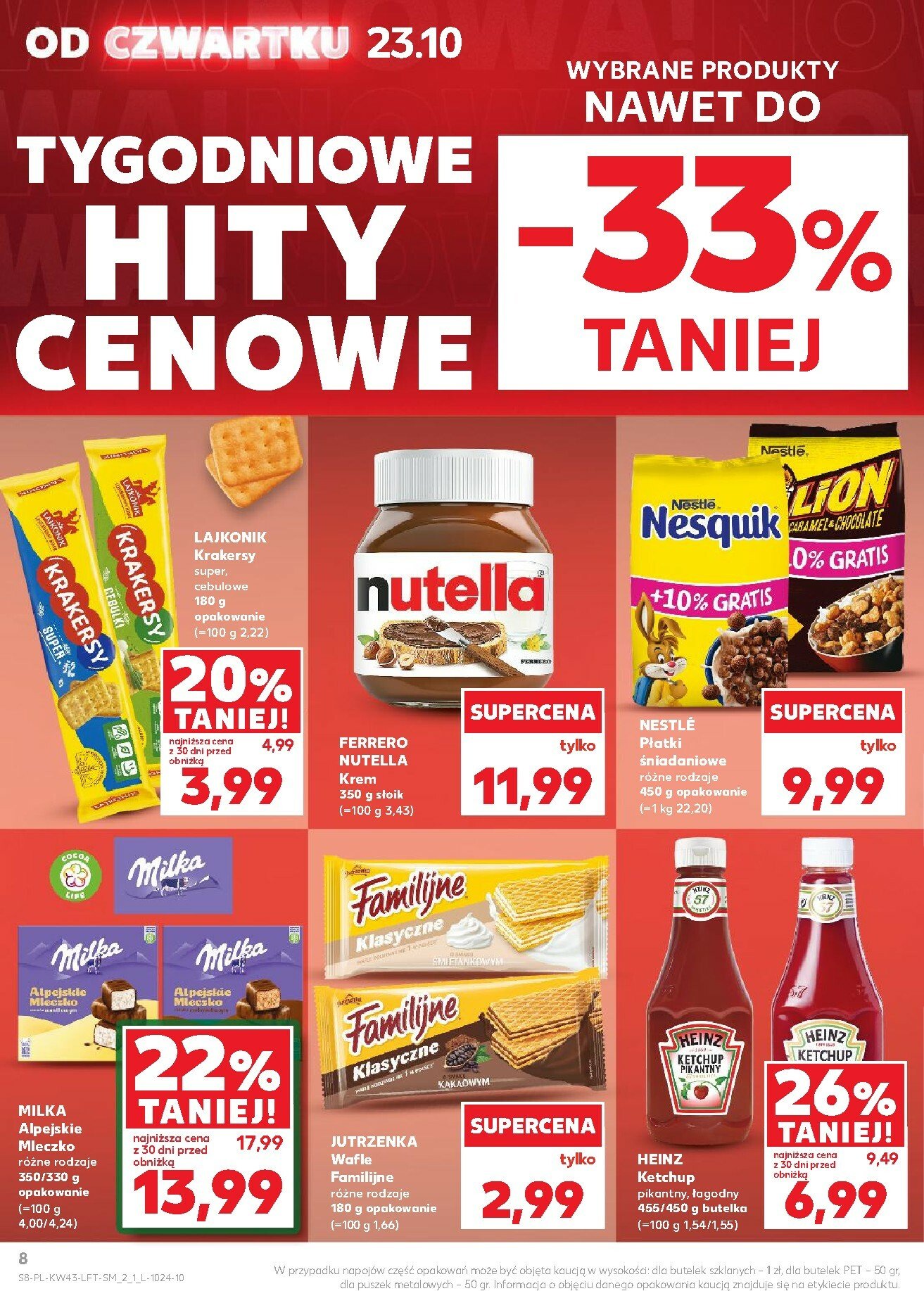 kaufland - Gazetka Kaufland - ważna od 23.10. do 28.10. - page: 8 kaufland - Gazetka Kaufland - ważna od 23.10. do 28.10. - page: 8