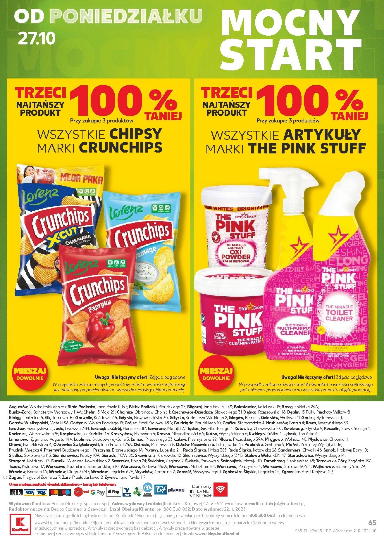 kaufland - Gazetka Kaufland - ważna od 23.10. do 28.10. - page: 65 kaufland - Gazetka Kaufland - ważna od 23.10. do 28.10. - page: 65
