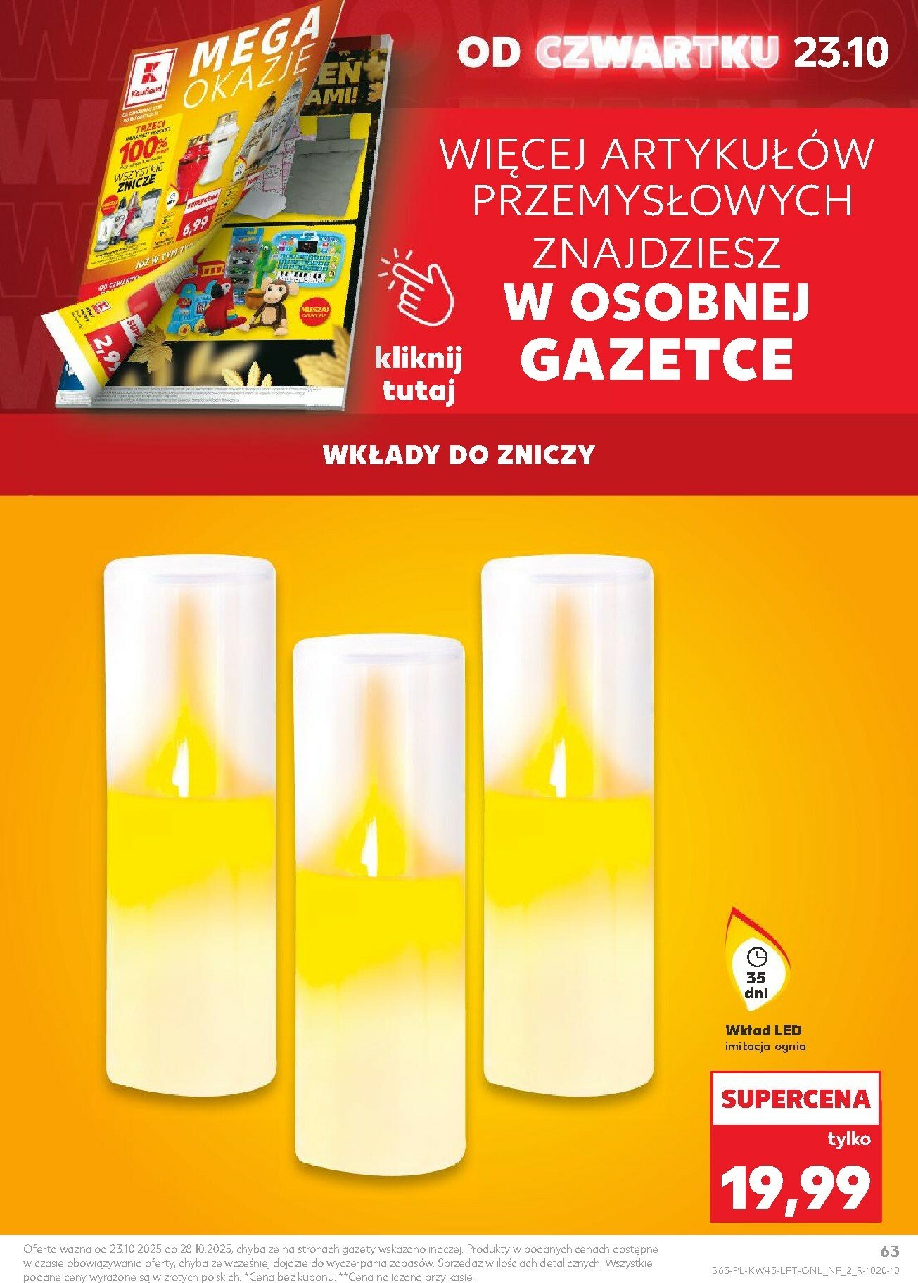kaufland - Gazetka Kaufland - ważna od 23.10. do 28.10. - page: 63 kaufland - Gazetka Kaufland - ważna od 23.10. do 28.10. - page: 63