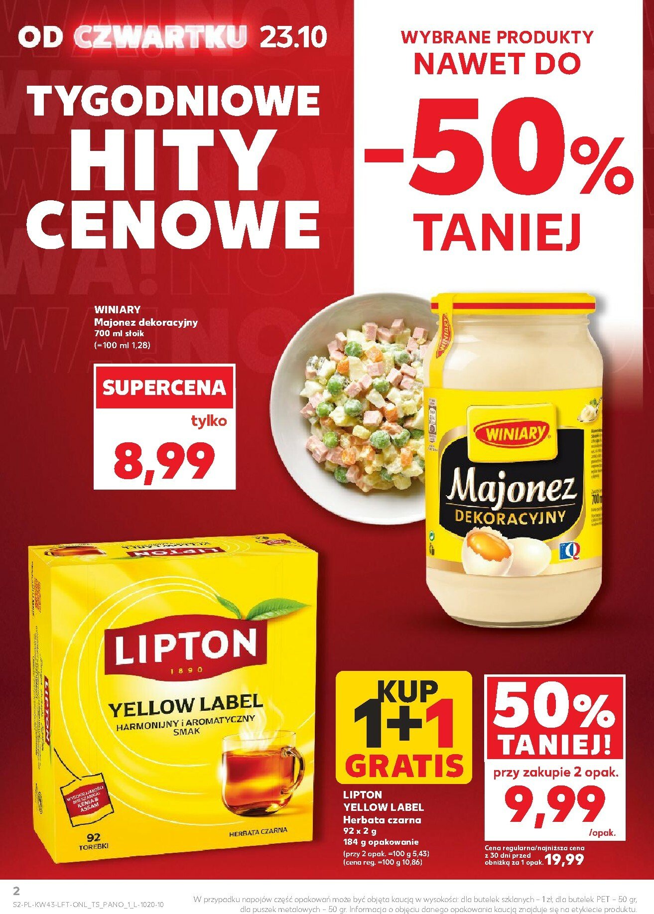 kaufland - Gazetka Kaufland - ważna od 23.10. do 28.10. - page: 2 kaufland - Gazetka Kaufland - ważna od 23.10. do 28.10. - page: 2