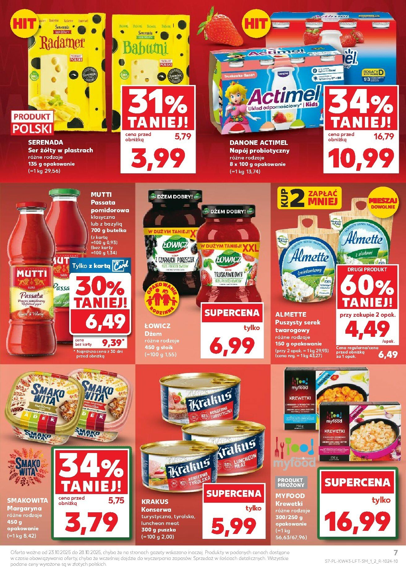 kaufland - Gazetka Kaufland - ważna od 23.10. do 28.10. - page: 7 kaufland - Gazetka Kaufland - ważna od 23.10. do 28.10. - page: 7
