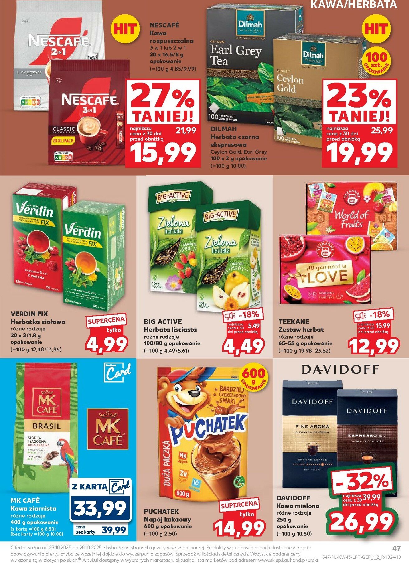 kaufland - Gazetka Kaufland - ważna od 23.10. do 28.10. - page: 47 kaufland - Gazetka Kaufland - ważna od 23.10. do 28.10. - page: 47