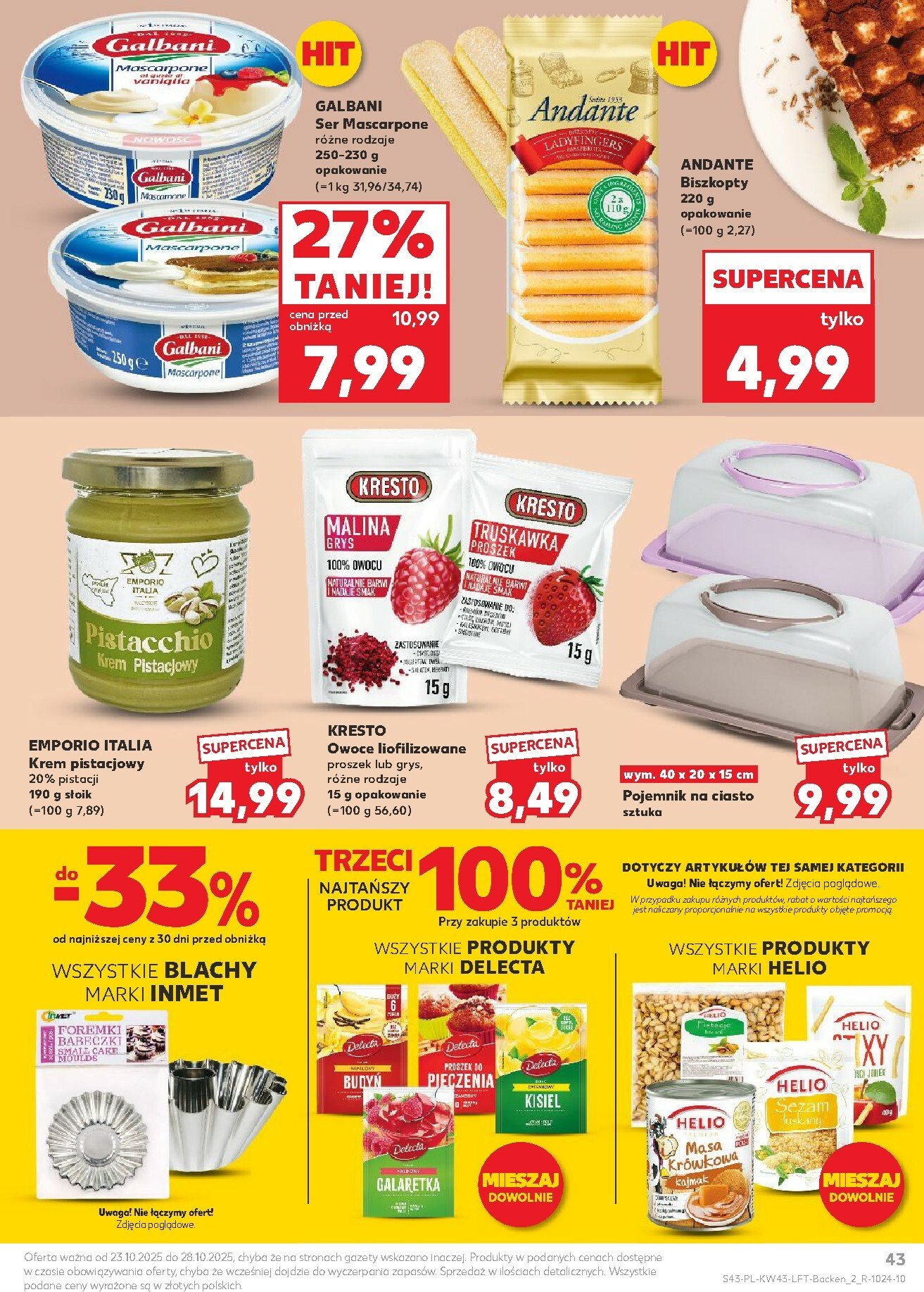 kaufland - Gazetka Kaufland - ważna od 23.10. do 28.10. - page: 43 kaufland - Gazetka Kaufland - ważna od 23.10. do 28.10. - page: 43