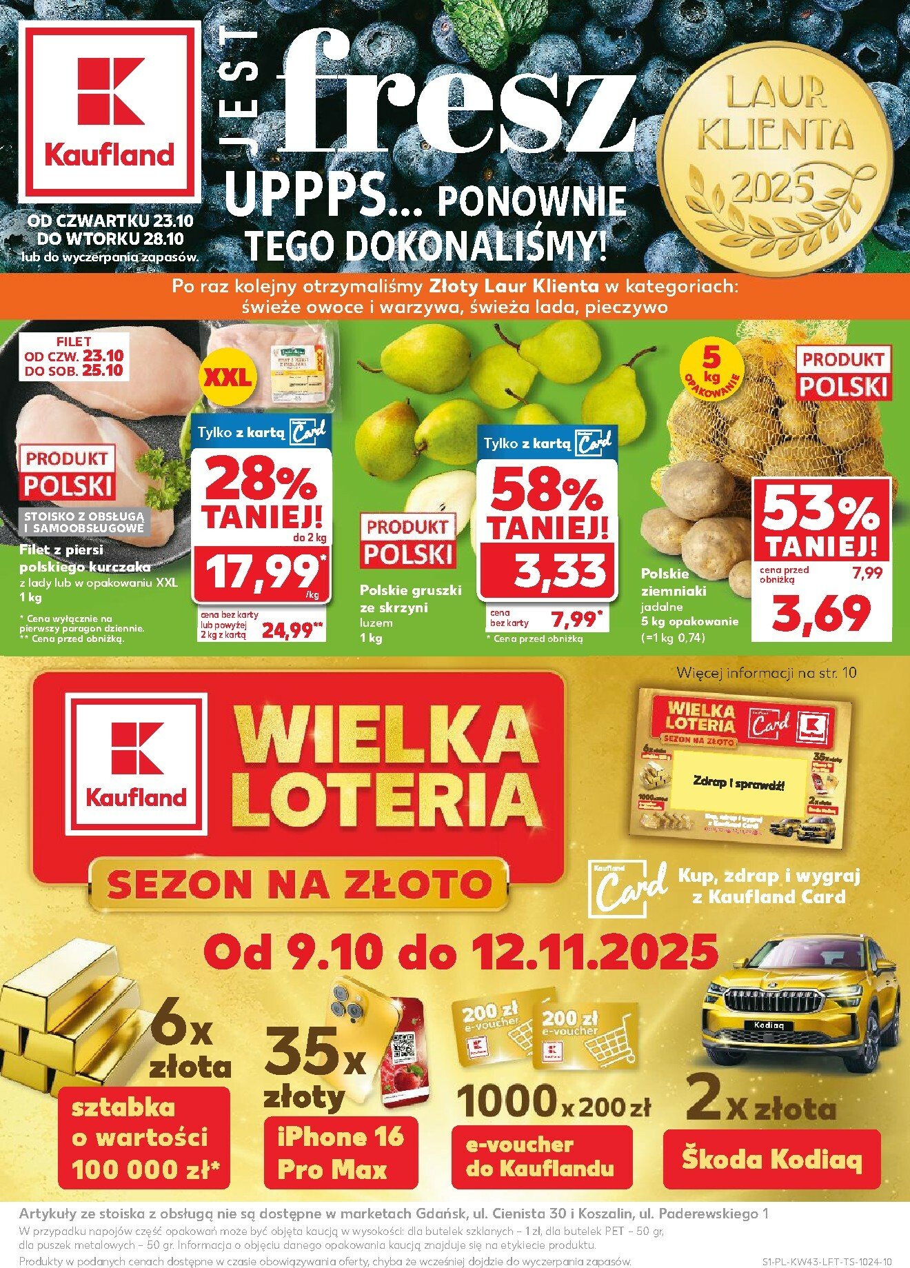 kaufland - Gazetka Kaufland - ważna od 23.10. do 28.10.