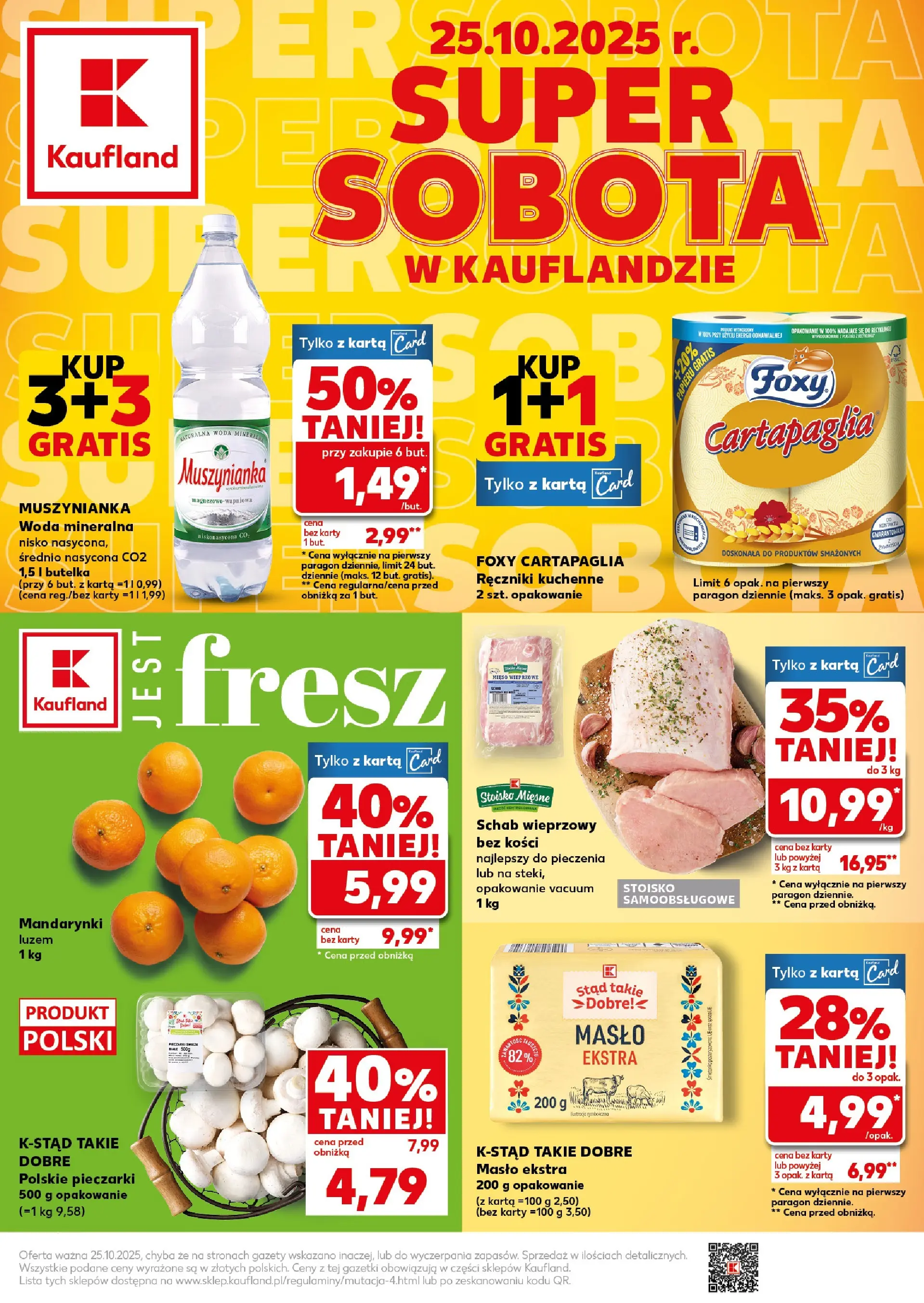 kaufland - Gazetka Kaufland - Super Sobota - ważna od 25.10. do 25.10.
