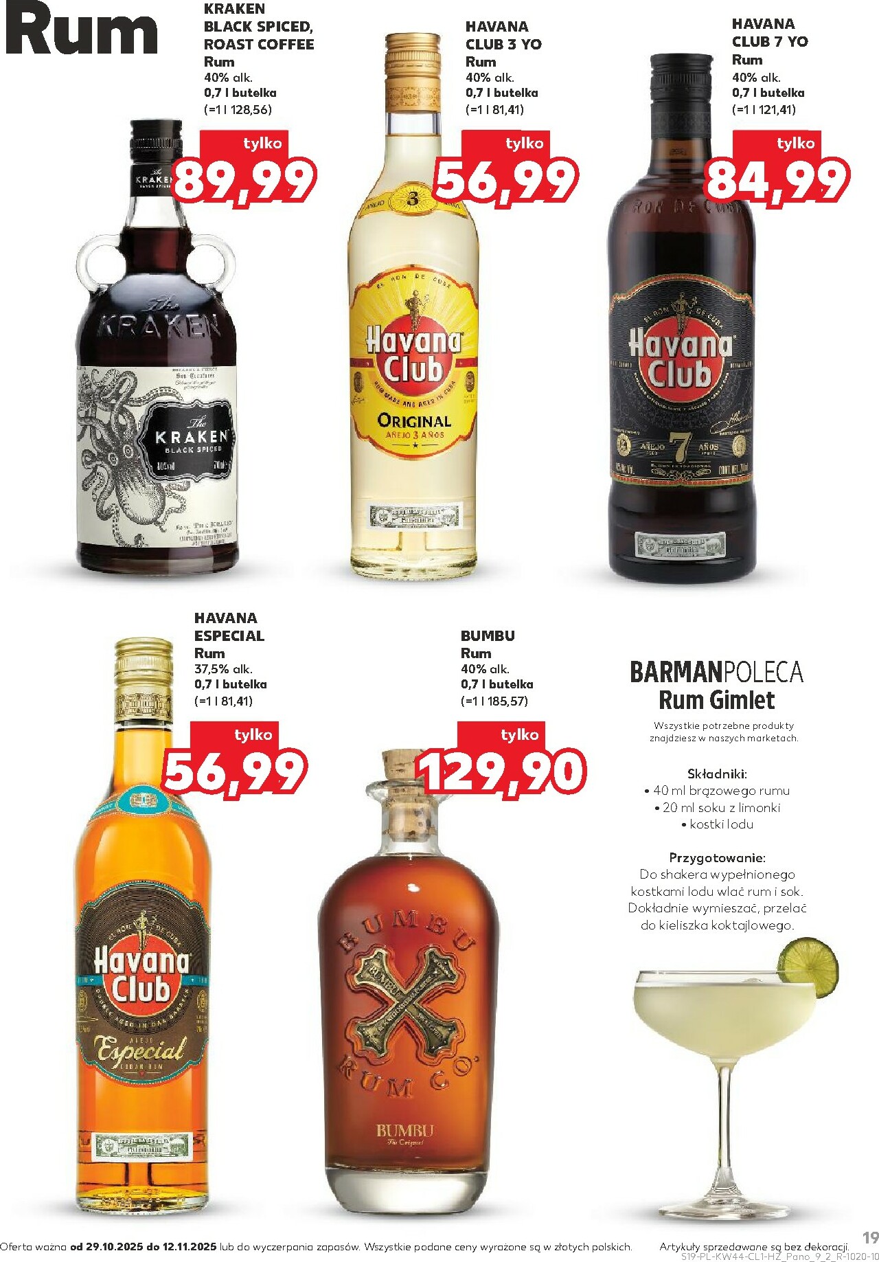 kaufland - Gazetka Kaufland - Barek - ważna od 29.10. do 12.11. - page: 19