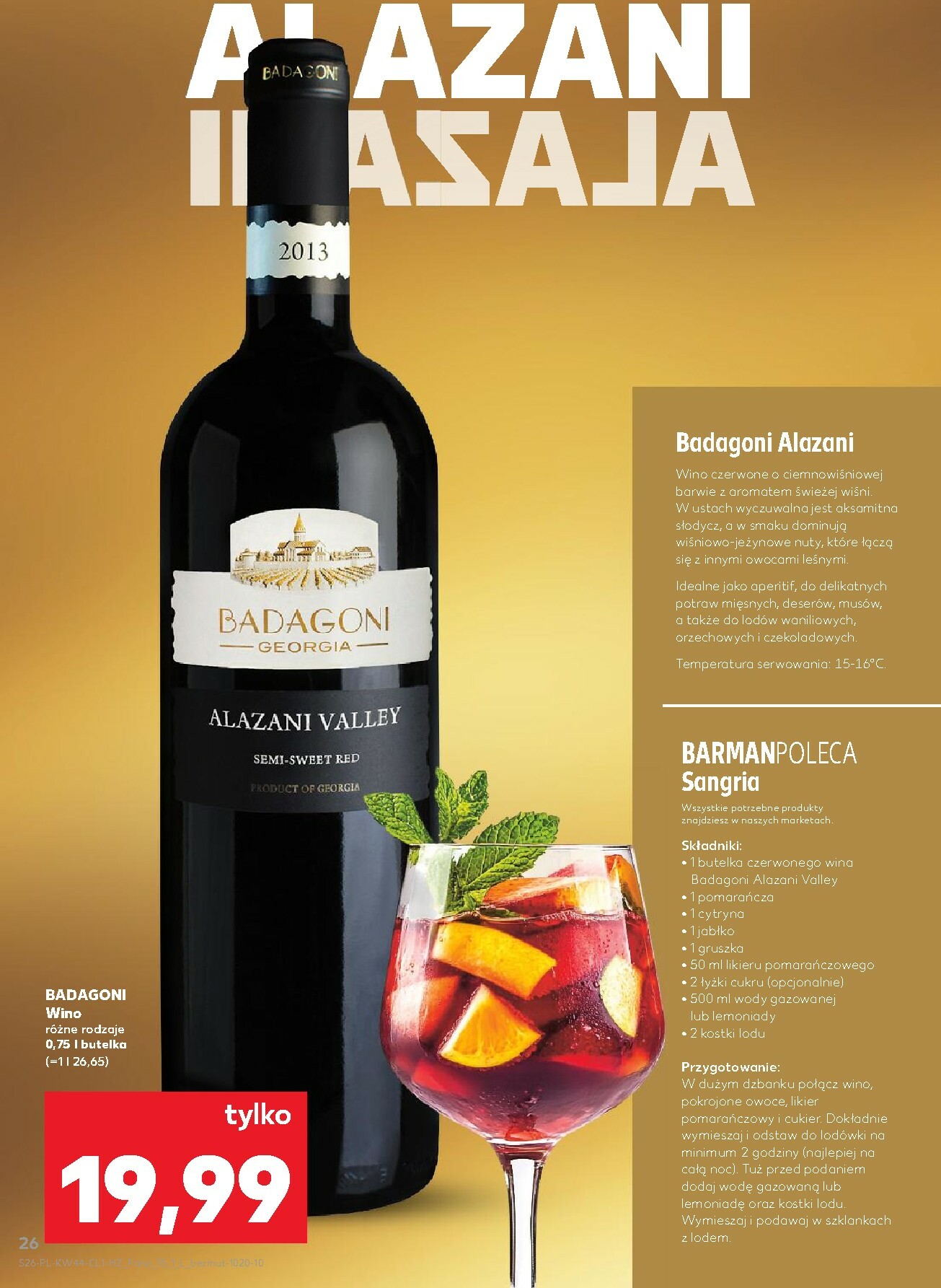 kaufland - Gazetka Kaufland - Barek - ważna od 29.10. do 12.11. - page: 26