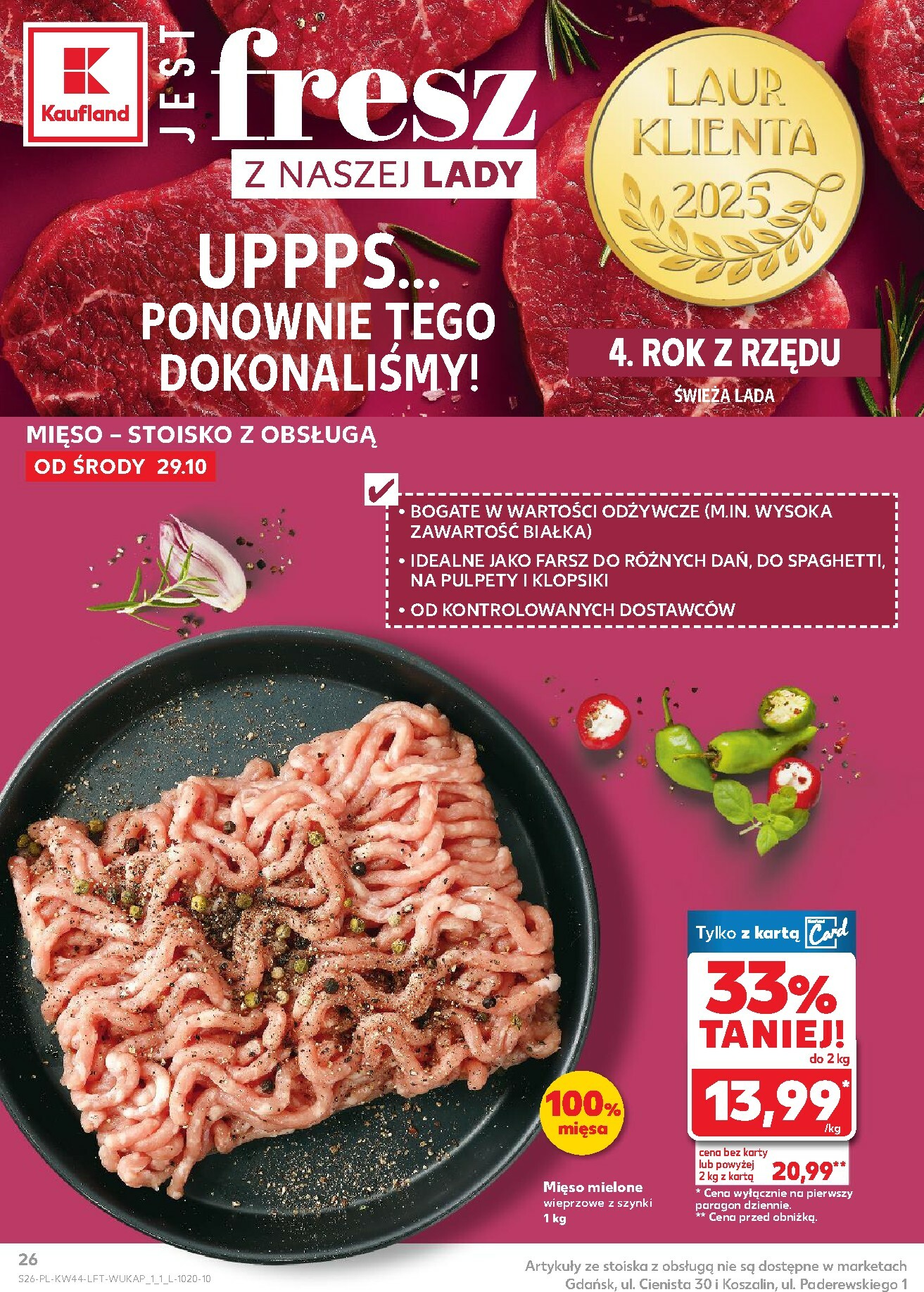 kaufland - Gazetka Kaufland - ważna od 29.10. do 05.11. - page: 26 kaufland - Gazetka Kaufland - ważna od 29.10. do 05.11. - page: 26