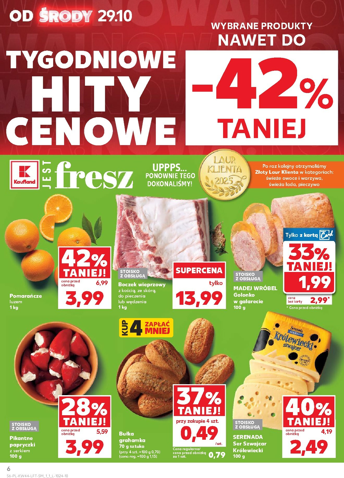 kaufland - Gazetka Kaufland - ważna od 29.10. do 05.11. - page: 6 kaufland - Gazetka Kaufland - ważna od 29.10. do 05.11. - page: 6