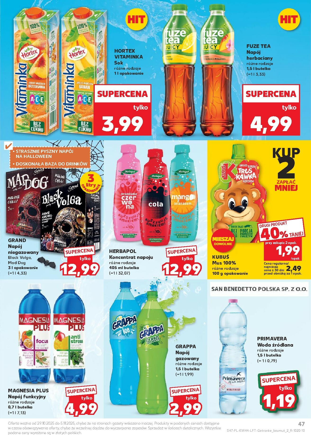 kaufland - Gazetka Kaufland - ważna od 29.10. do 05.11. - page: 47 kaufland - Gazetka Kaufland - ważna od 29.10. do 05.11. - page: 47