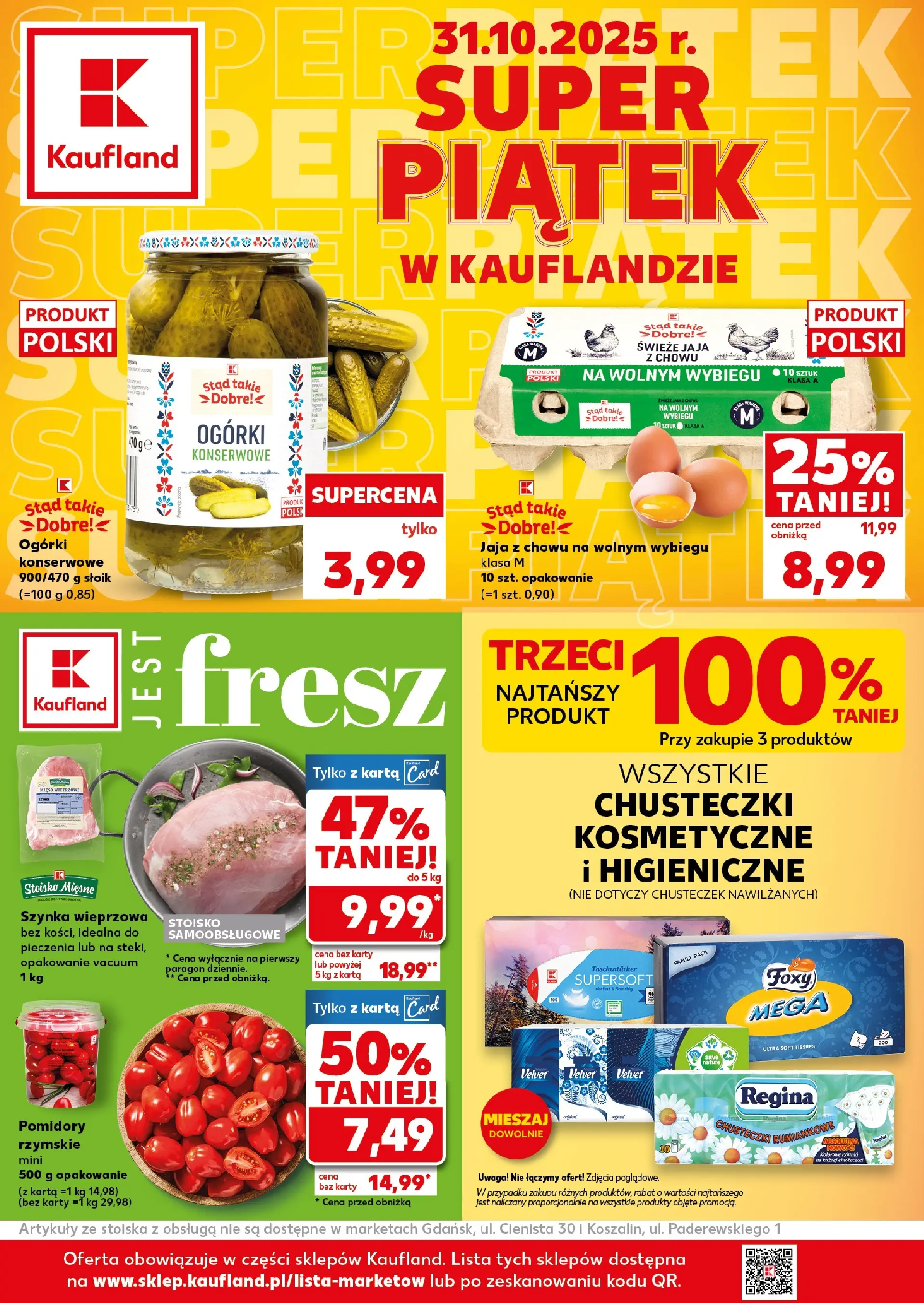 kaufland - Gazetka Kaufland - Super Piątek - ważna od 31.10. do 31.10.