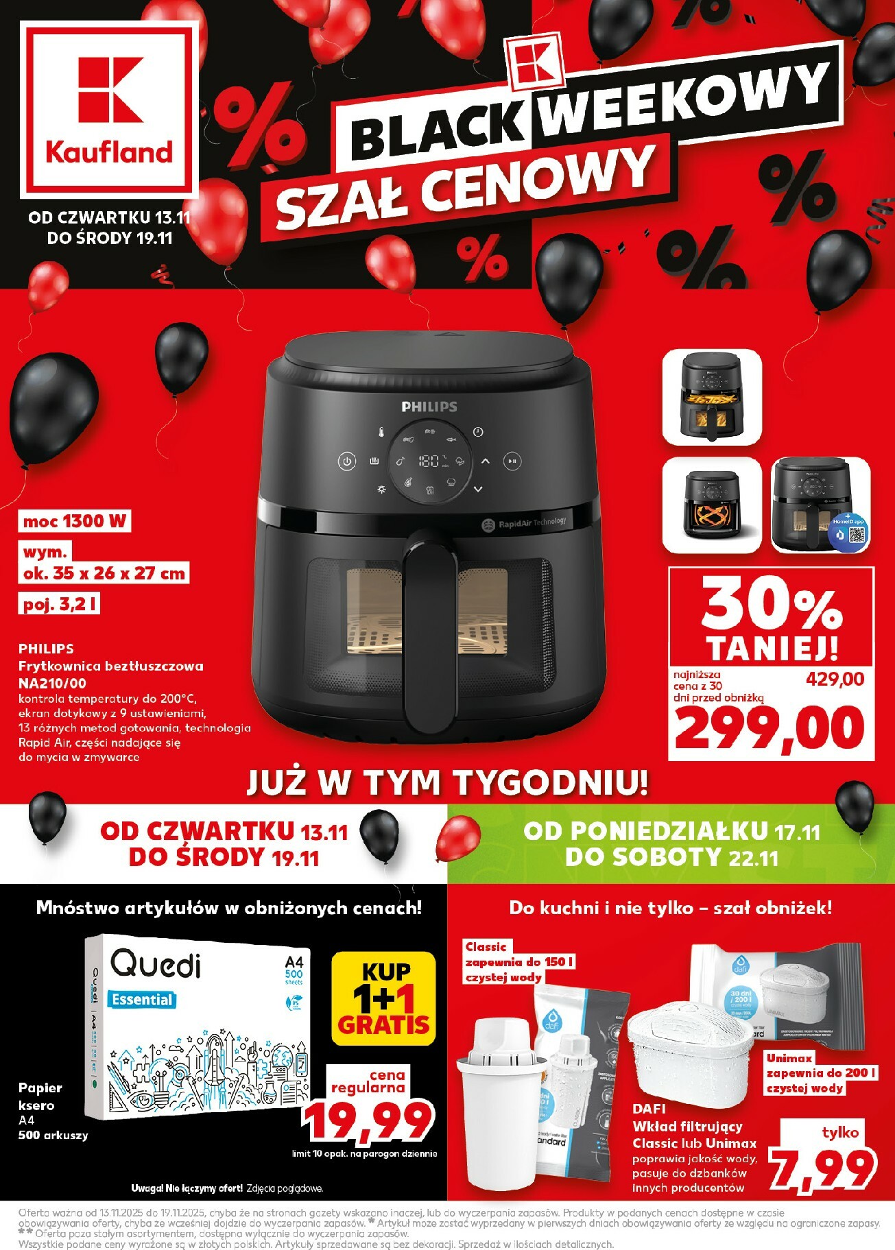 kaufland - Gazetka Kaufland - Black Weekowy - ważna od 13.11. do 19.11.