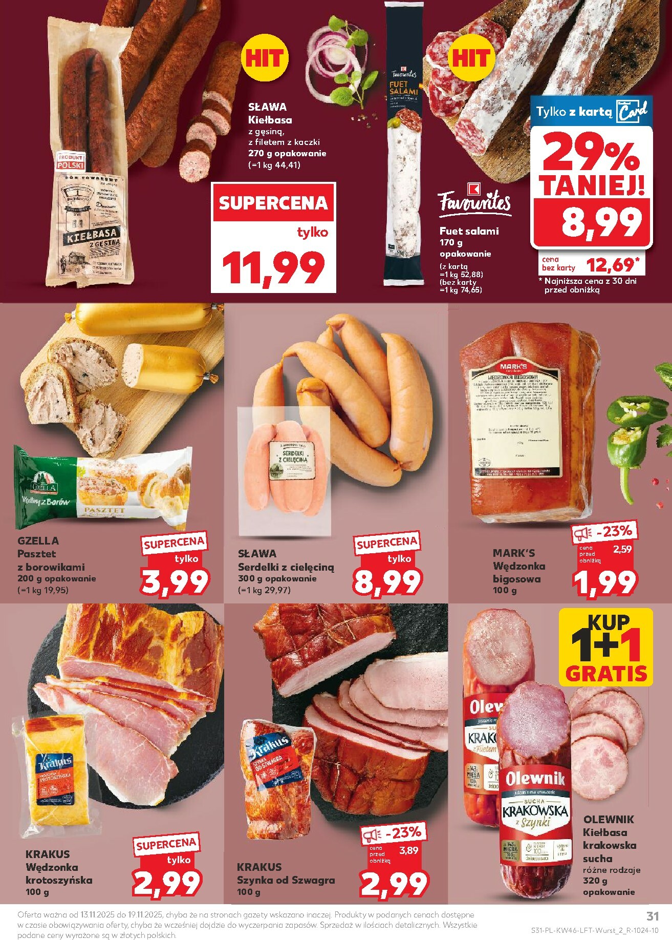 kaufland - Gazetka Kaufland - ważna od 13.11. do 19.11. - page: 31