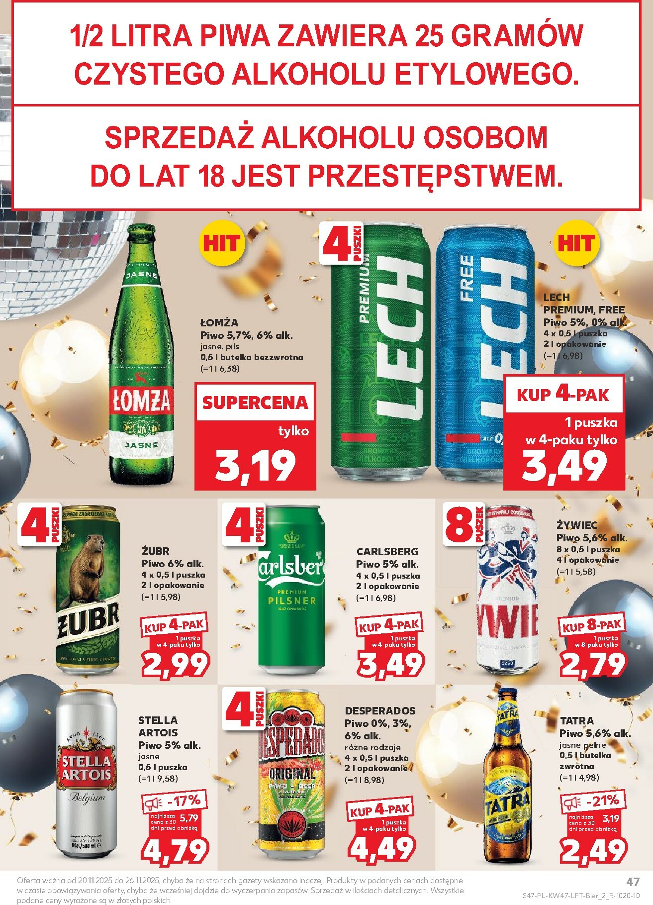kaufland - Gazetka Kaufland - ważna od 20.11. do 26.11. - page: 47