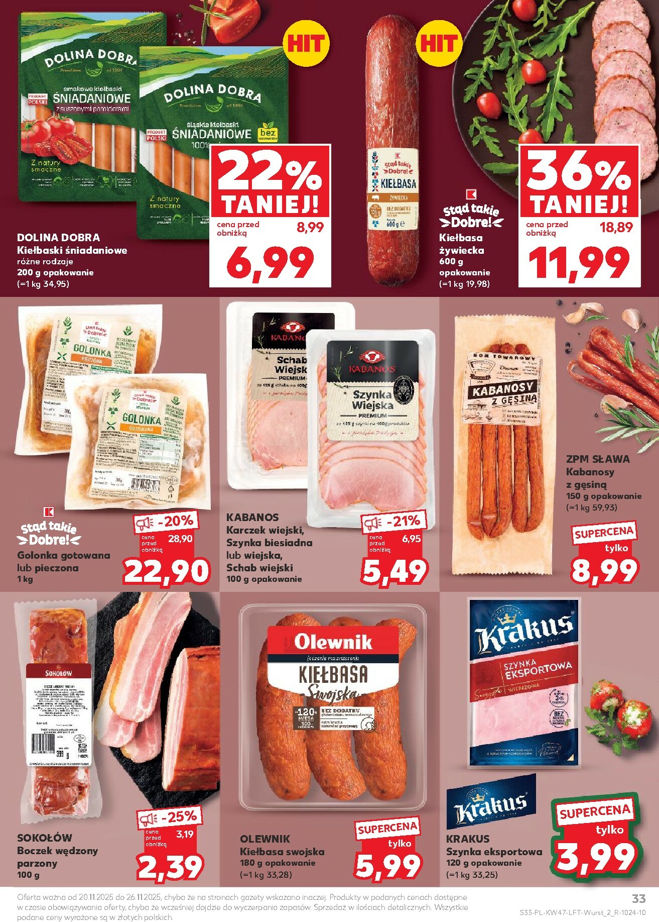 kaufland - Gazetka Kaufland - ważna od 20.11. do 26.11. - page: 33
