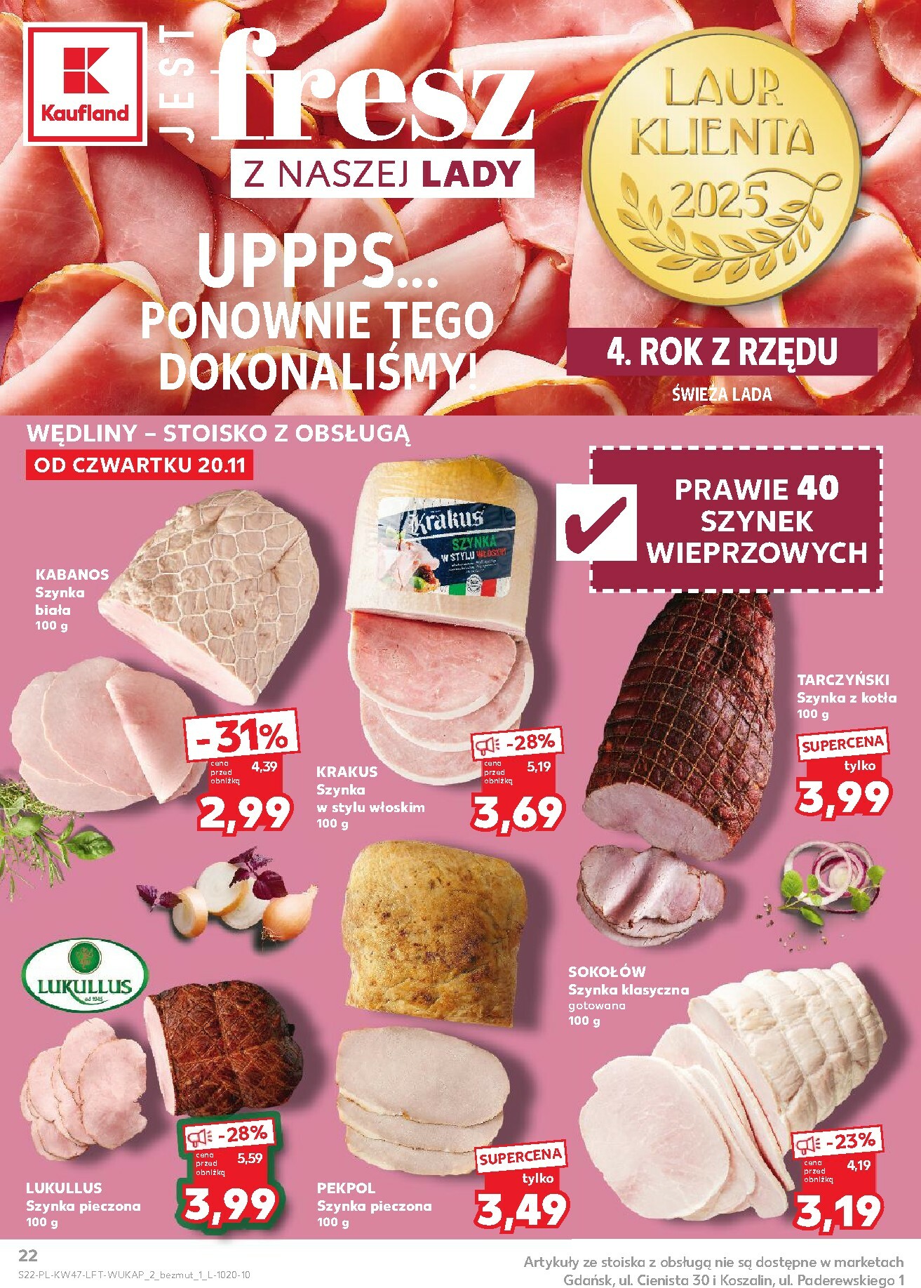 kaufland - Gazetka Kaufland - ważna od 20.11. do 26.11. - page: 22