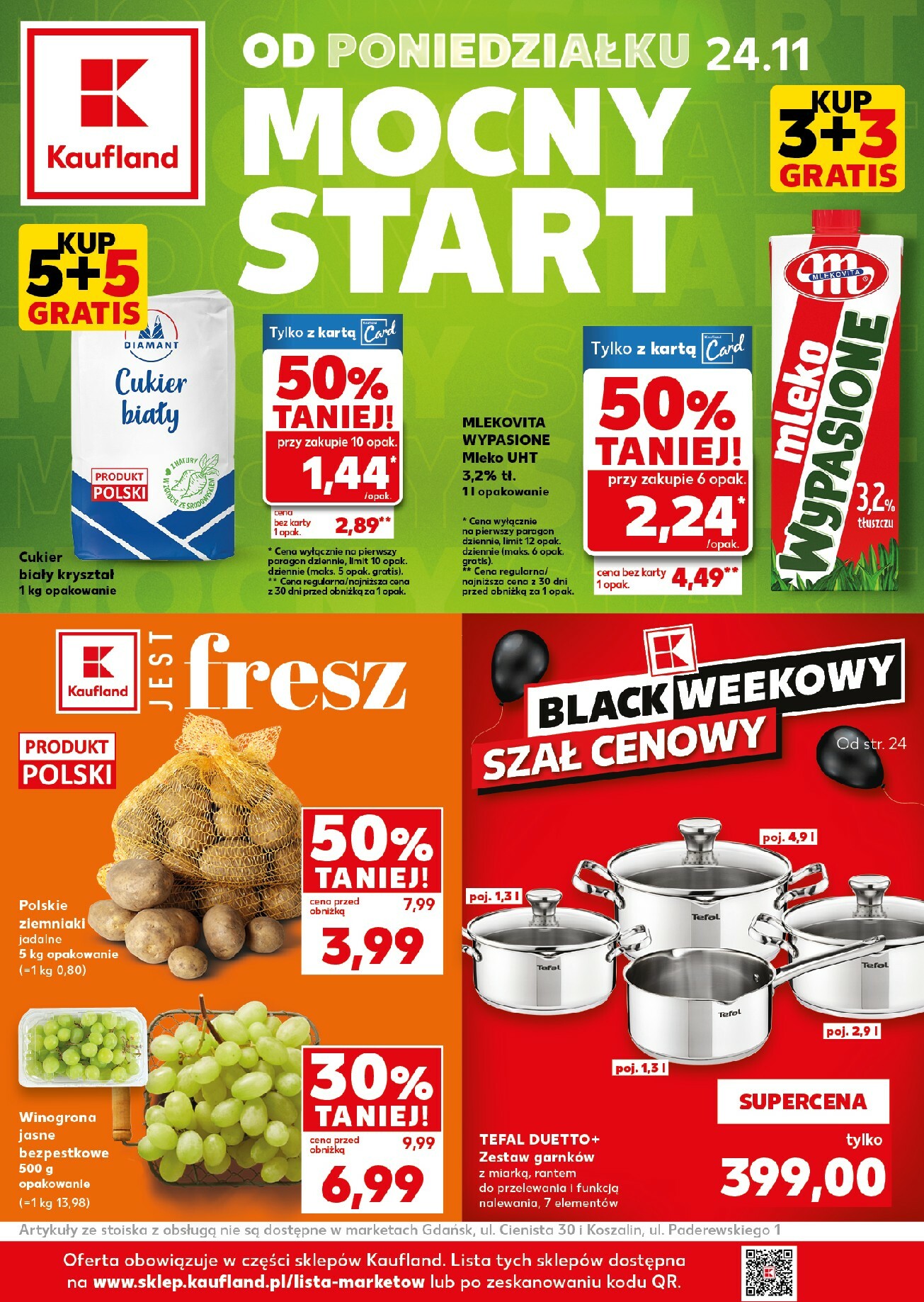 kaufland - Gazetka Kaufland - Mocny Start - ważna od 24.11. do 26.11.