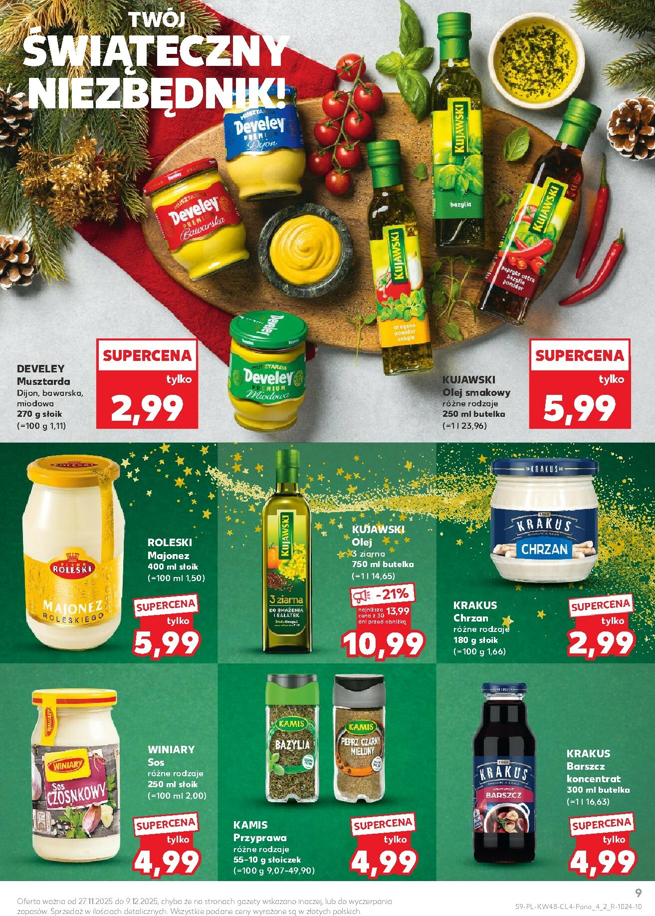 kaufland - Gazetka Kaufland - Święta takie, jak lubisz - ważna od 27.11. do 09.12. - page: 9