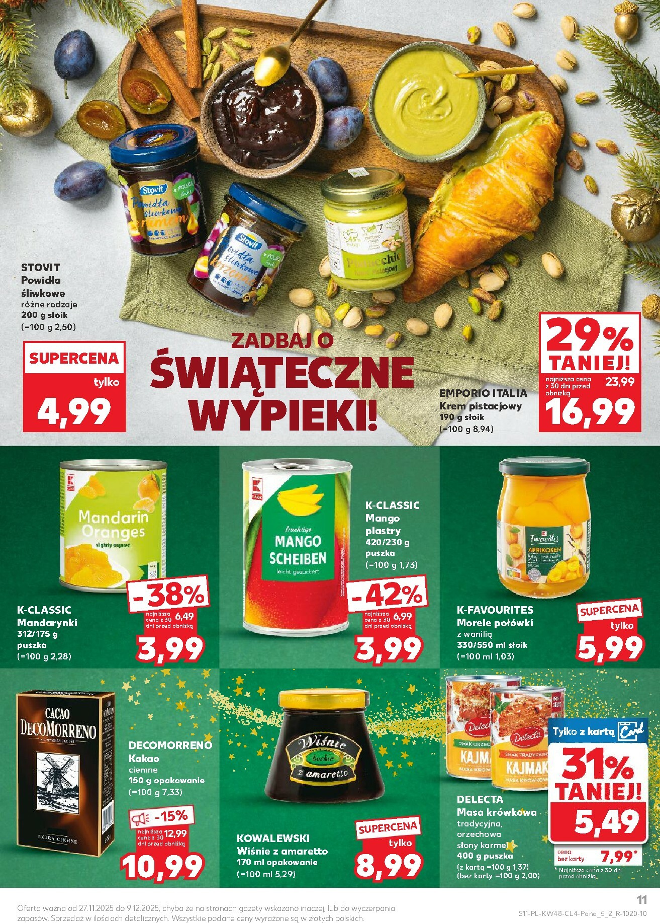 kaufland - Gazetka Kaufland - Święta takie, jak lubisz - ważna od 27.11. do 09.12. - page: 11