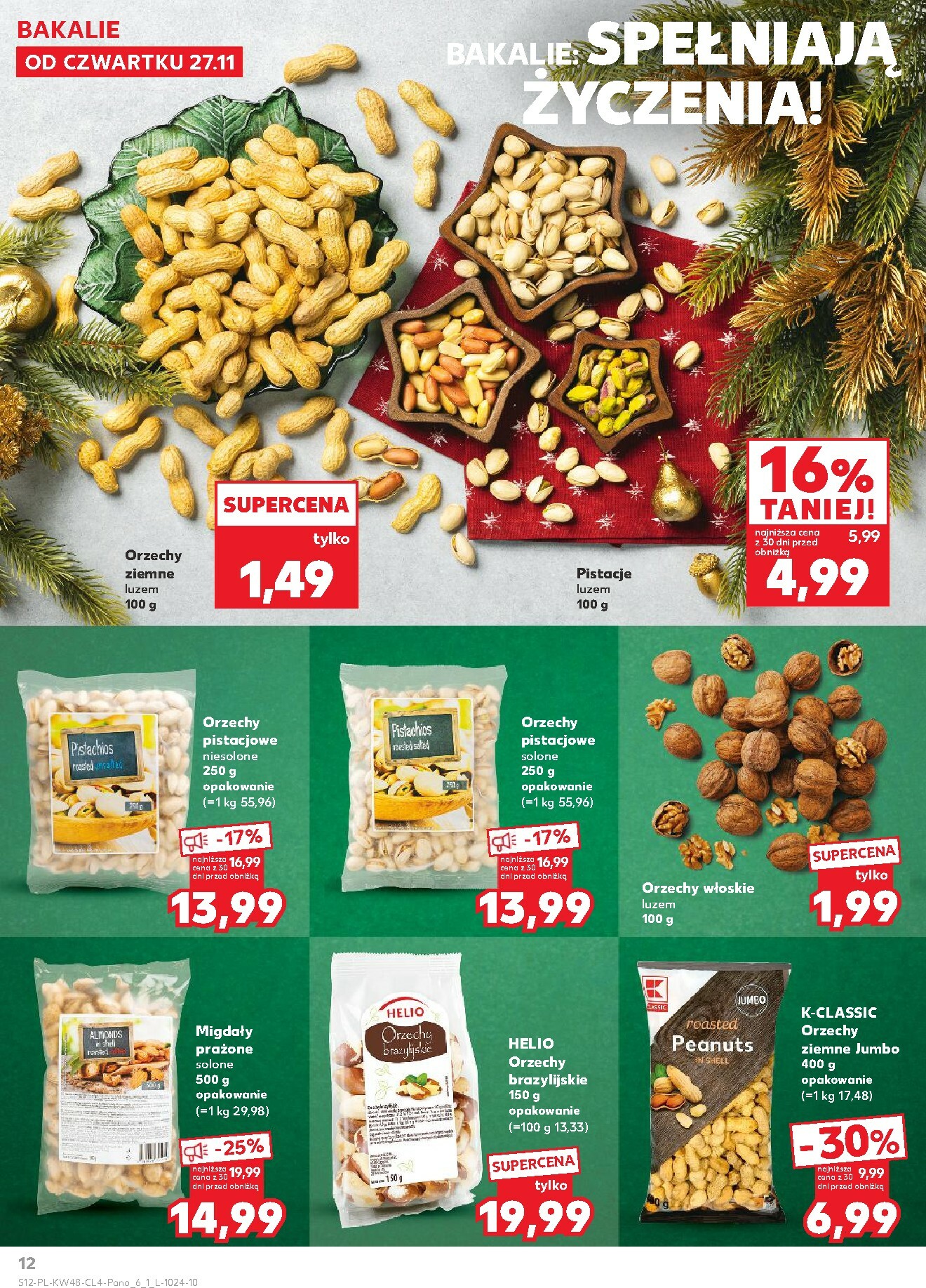 kaufland - Gazetka Kaufland - Święta takie, jak lubisz - ważna od 27.11. do 09.12. - page: 12