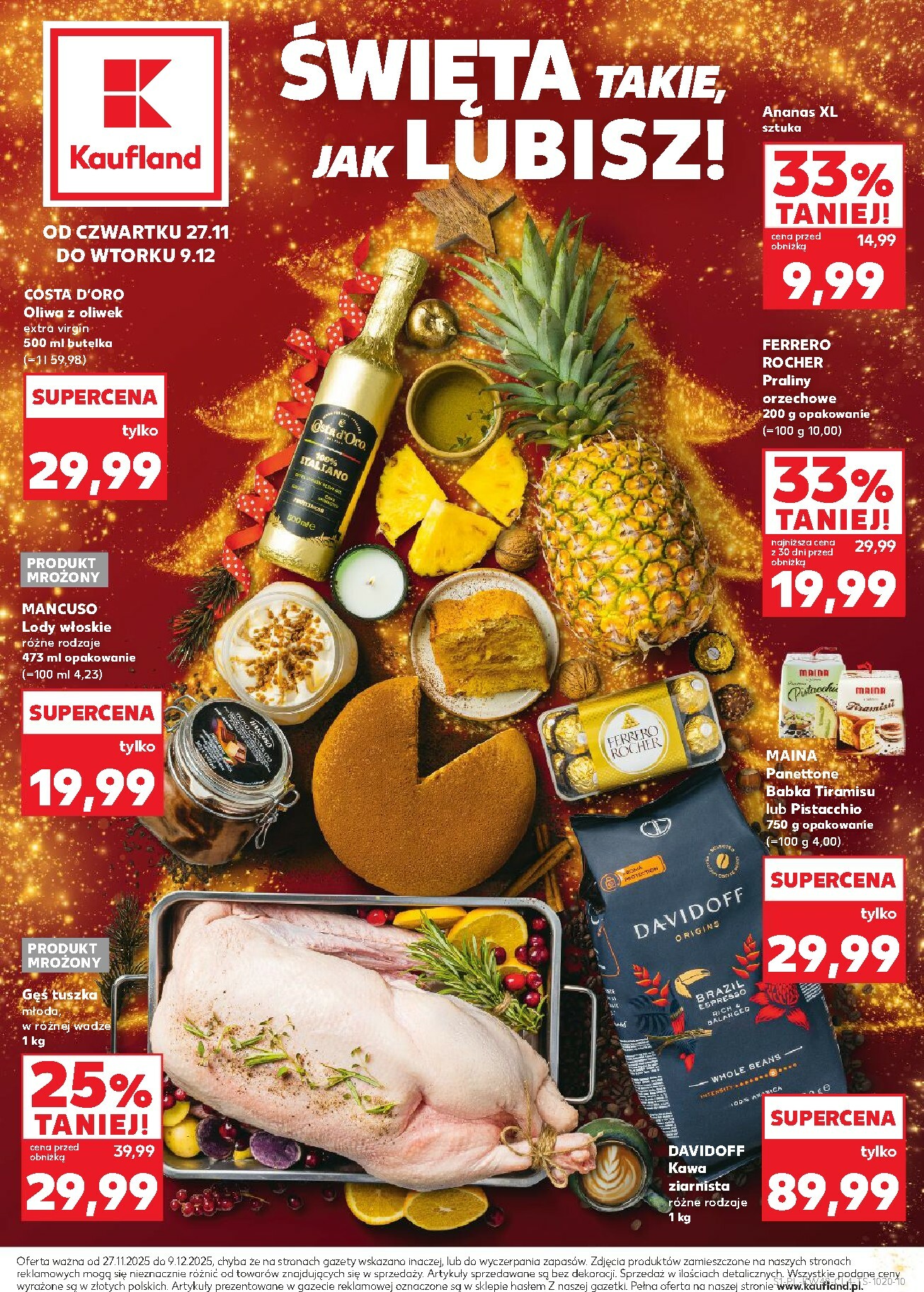 kaufland - Gazetka Kaufland - Święta takie, jak lubisz - ważna od 27.11. do 09.12.