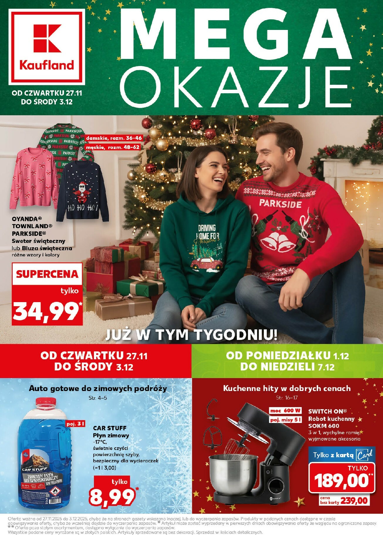 kaufland - Gazetka Kaufland - Mega Okazje - ważna od 27.11. do 03.12.