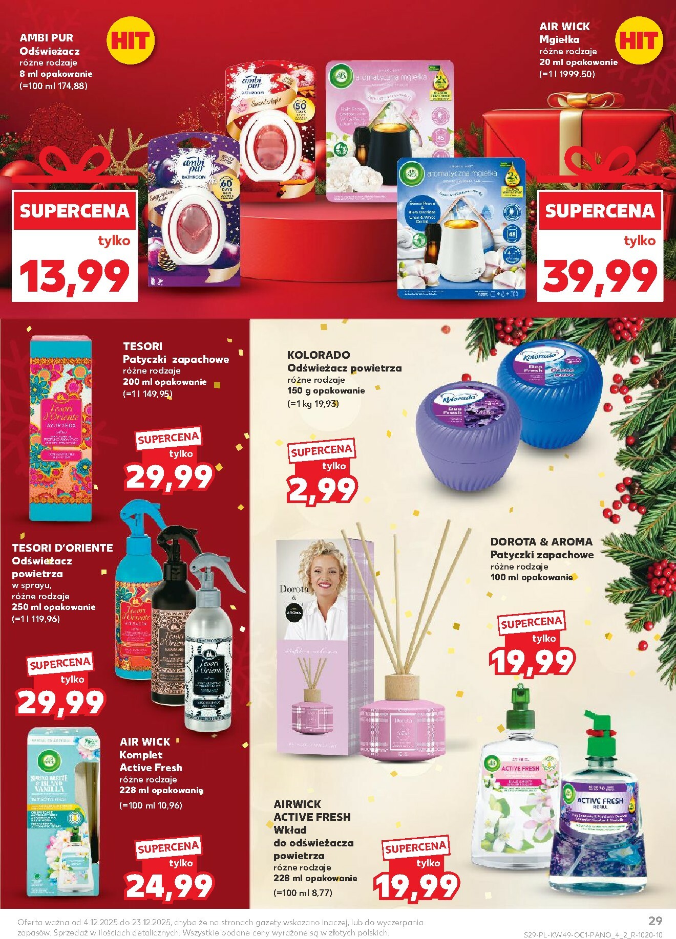 kaufland - Gazetka Kaufland - Drogerka - ważna od 04.12. do 23.12. - page: 29